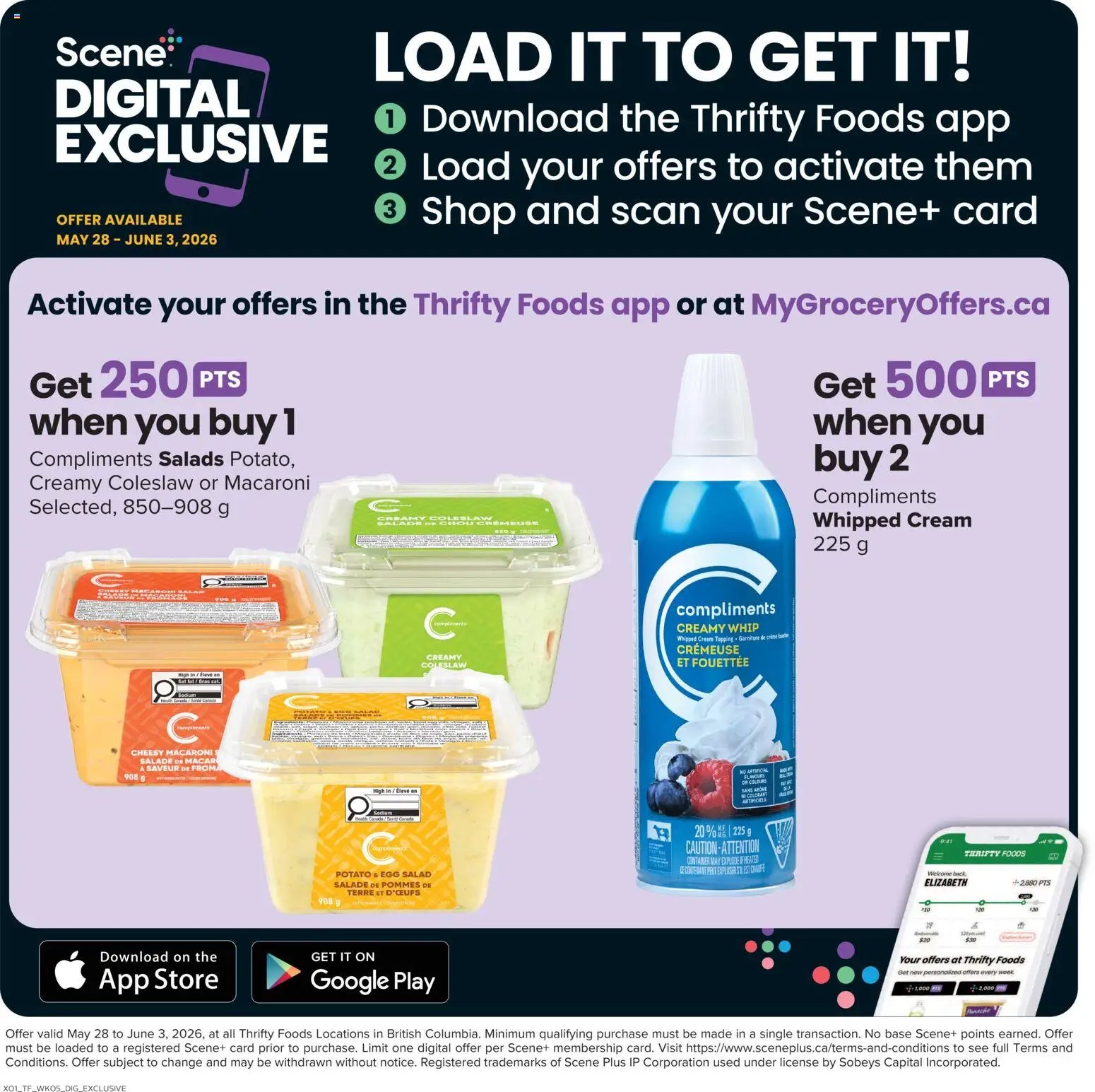 Thrifty Foods weekly flyer / circulaire