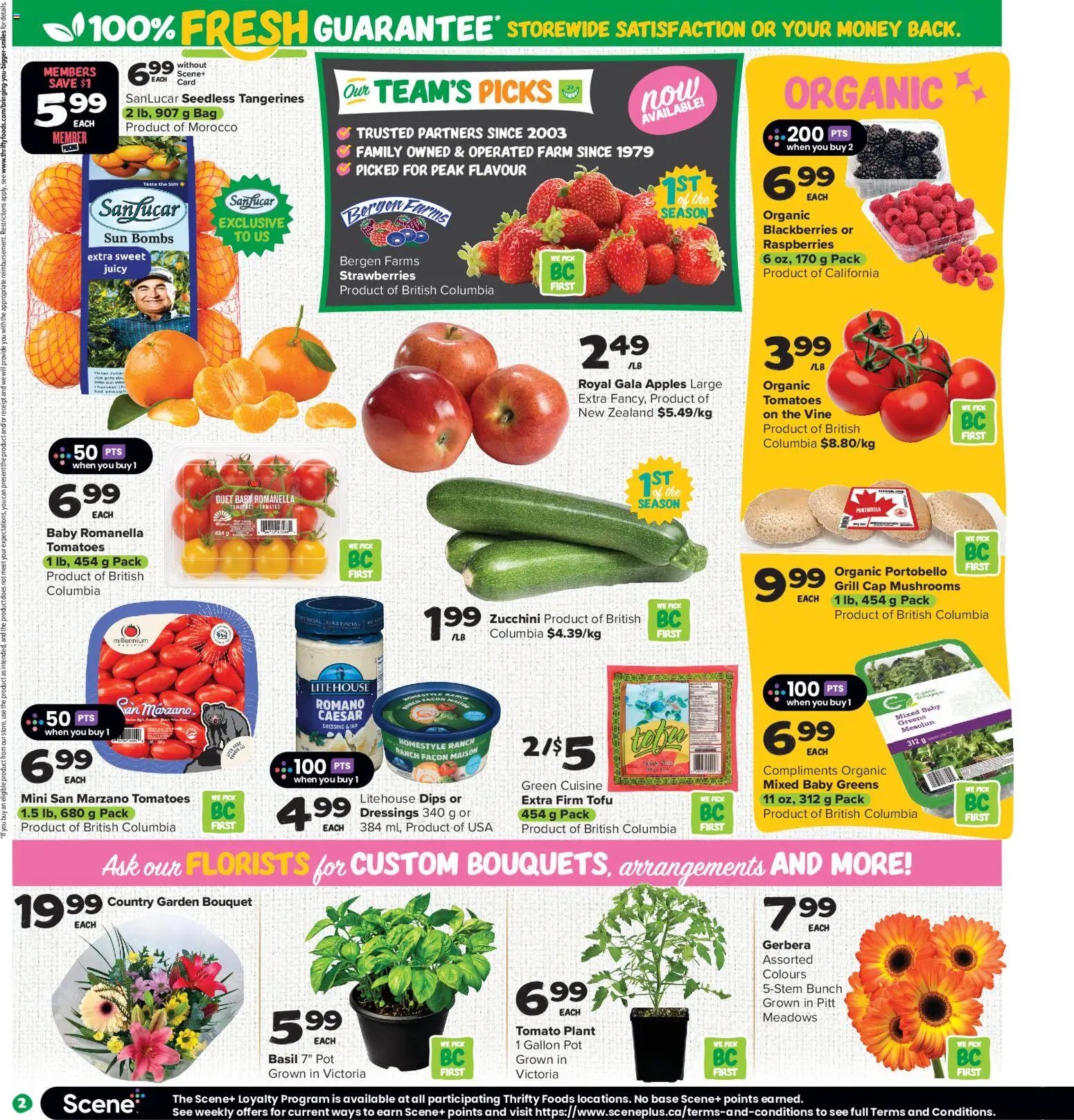 Thrifty Foods weekly flyer / circulaire