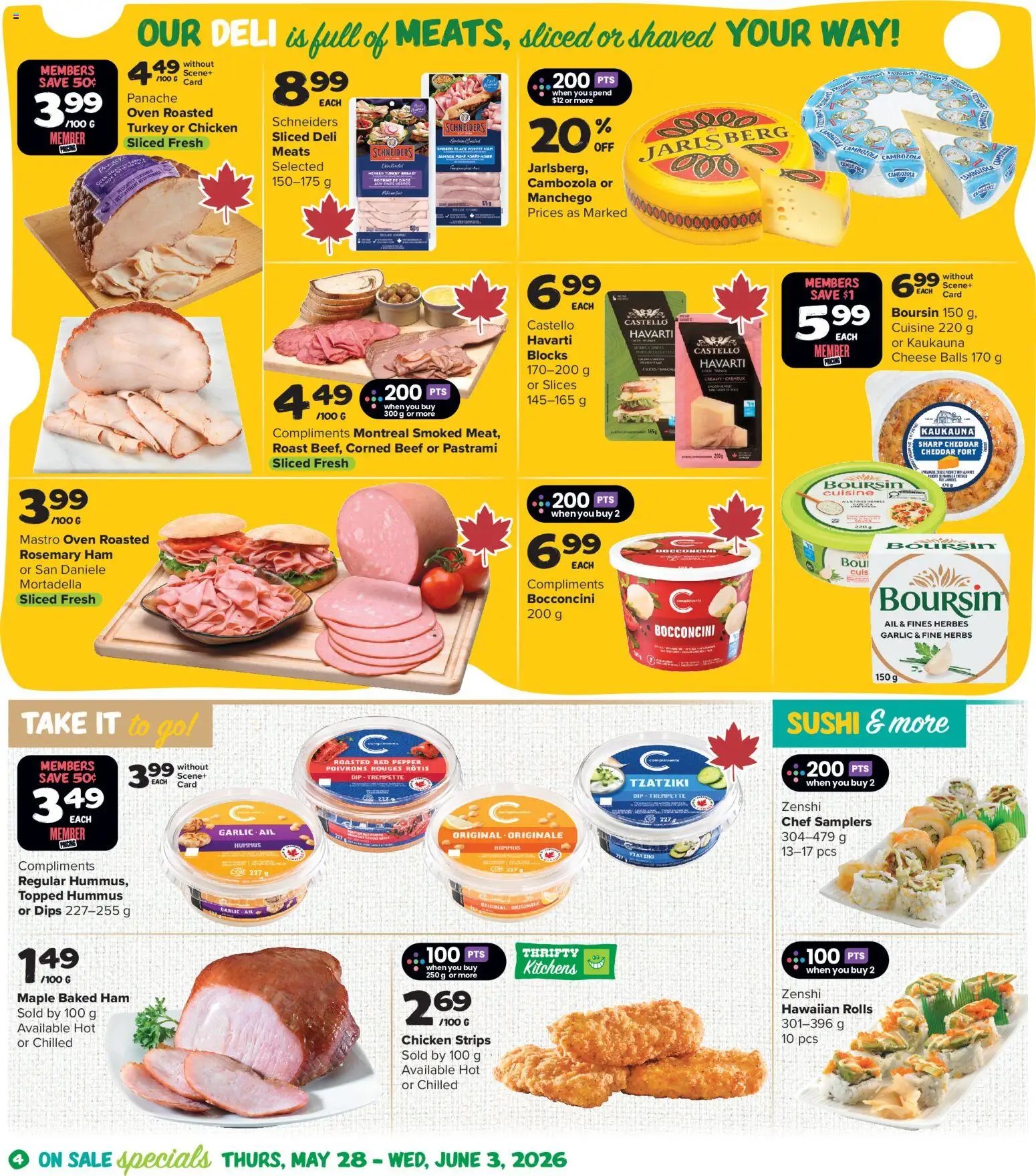 Thrifty Foods weekly flyer / circulaire
