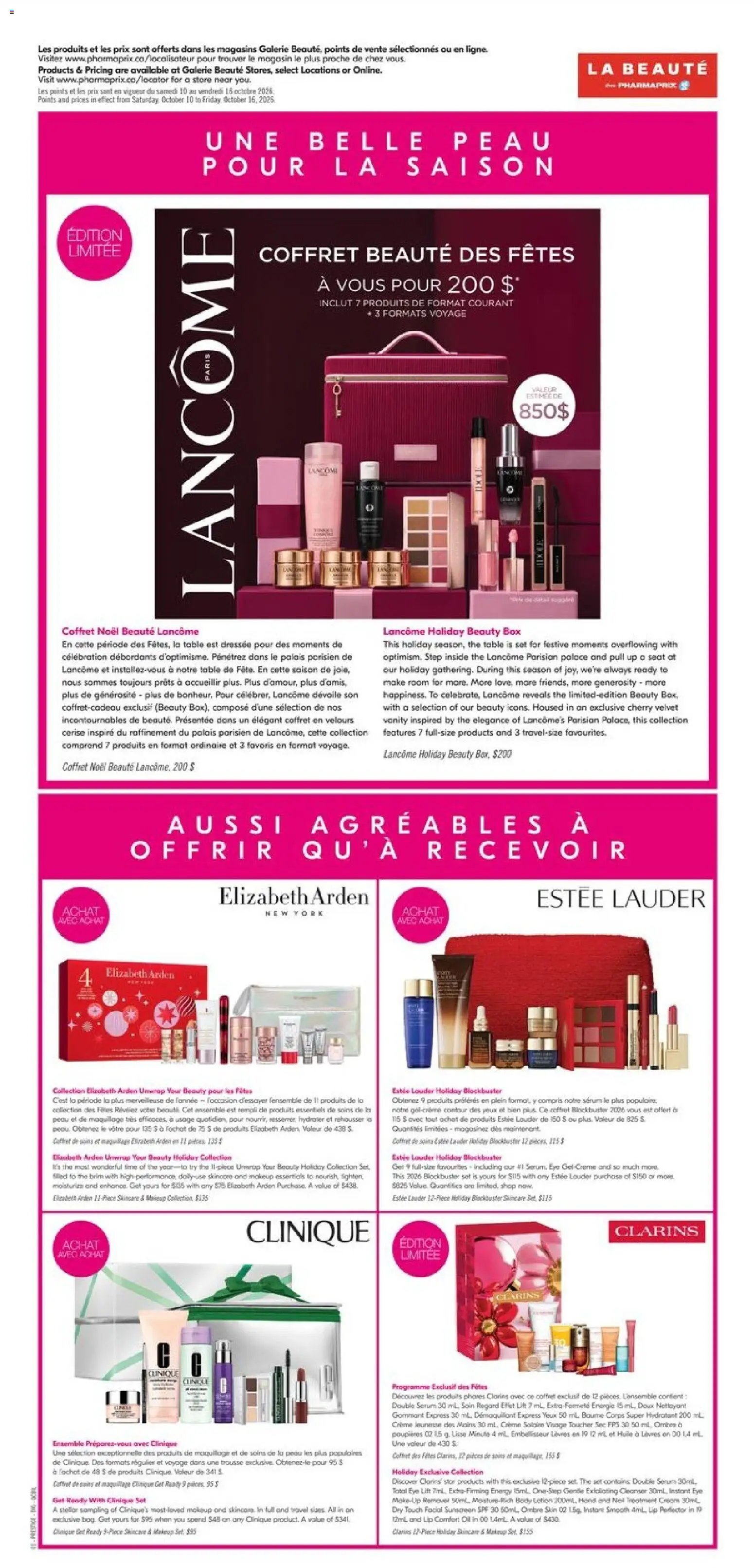 Pharmaprix weekly flyer / circulaire