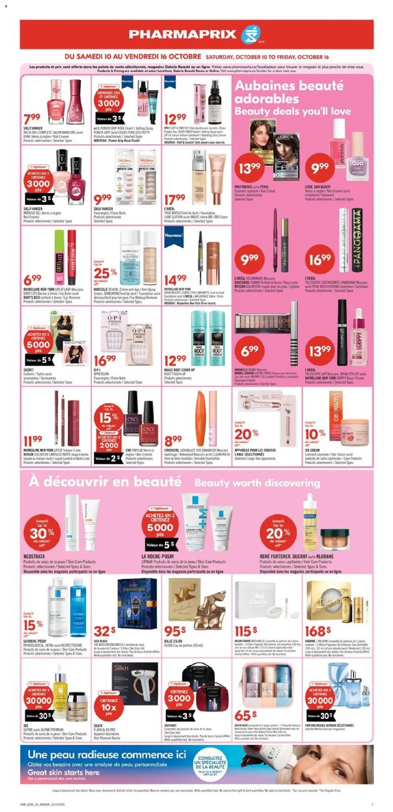 Pharmaprix weekly flyer / circulaire