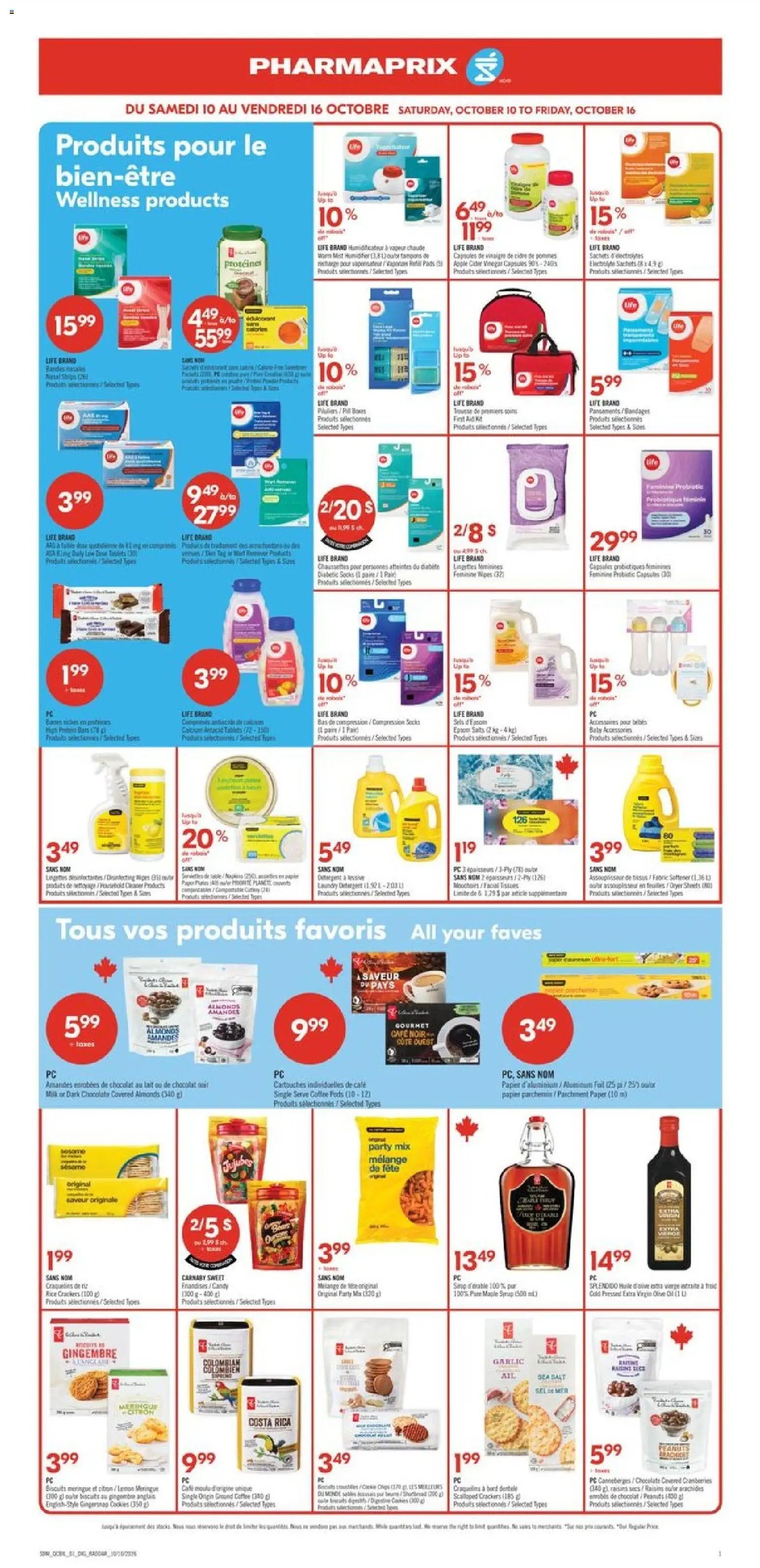 Pharmaprix weekly flyer / circulaire