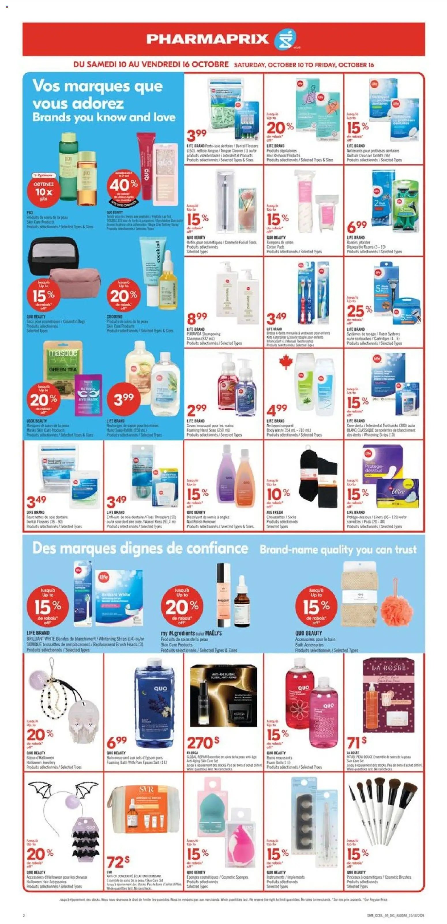 Pharmaprix weekly flyer / circulaire