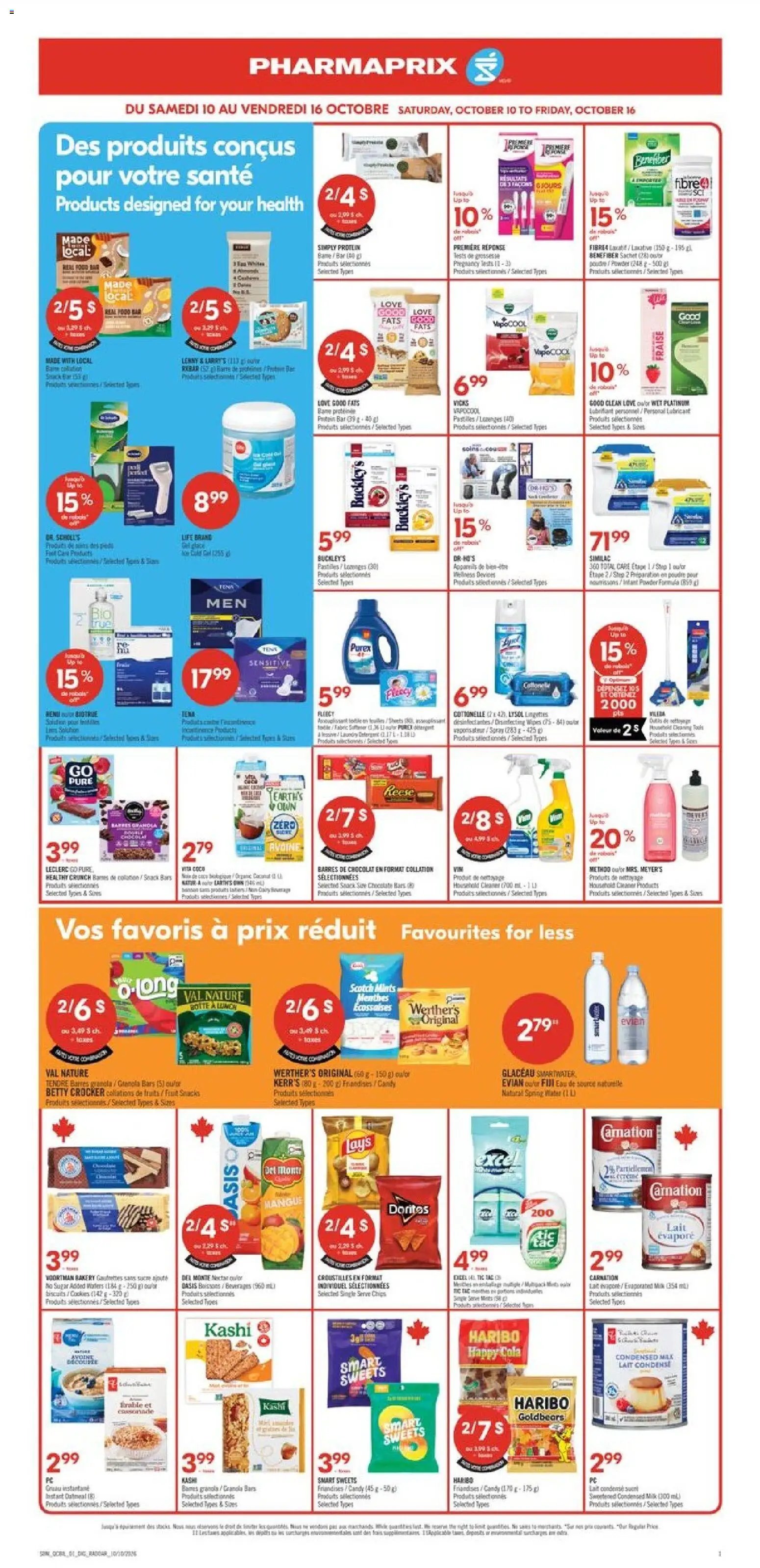 Pharmaprix weekly flyer / circulaire
