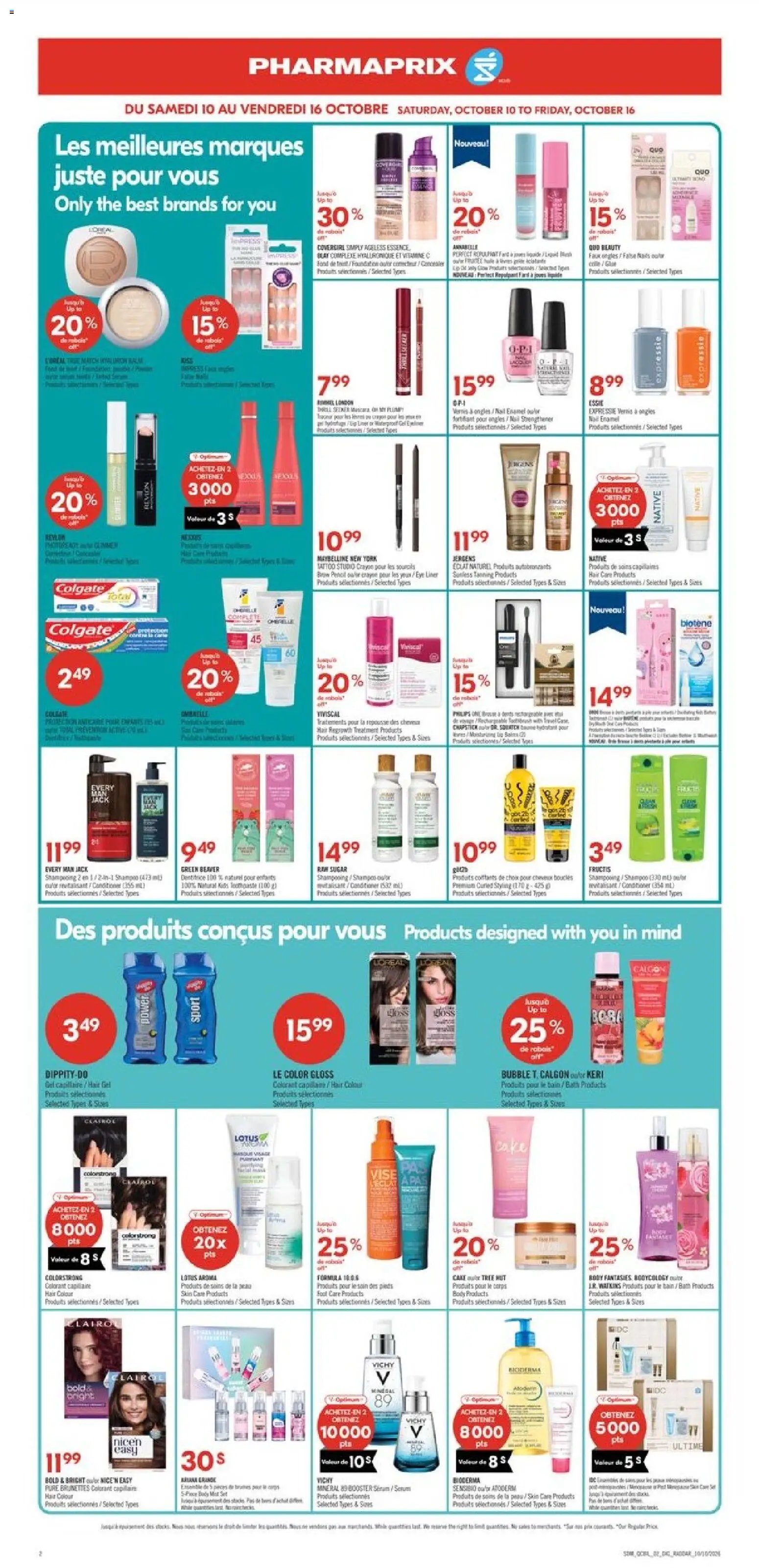 Pharmaprix weekly flyer / circulaire