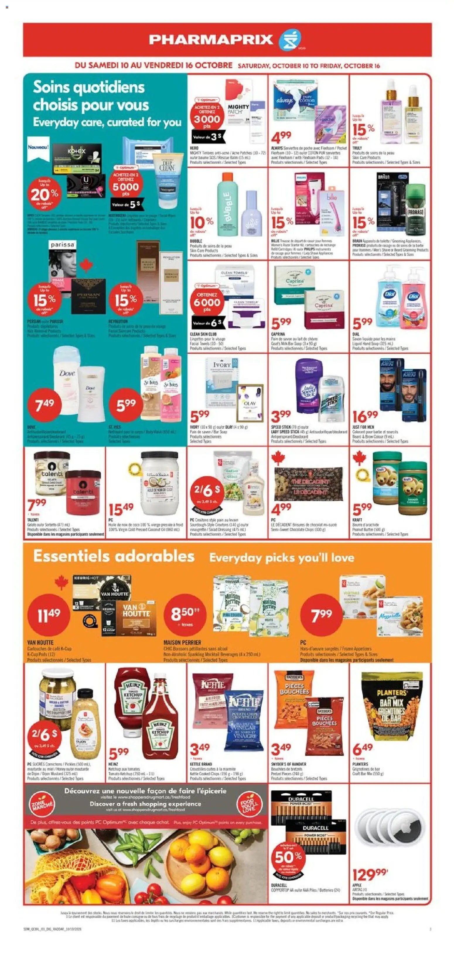 Pharmaprix weekly flyer / circulaire