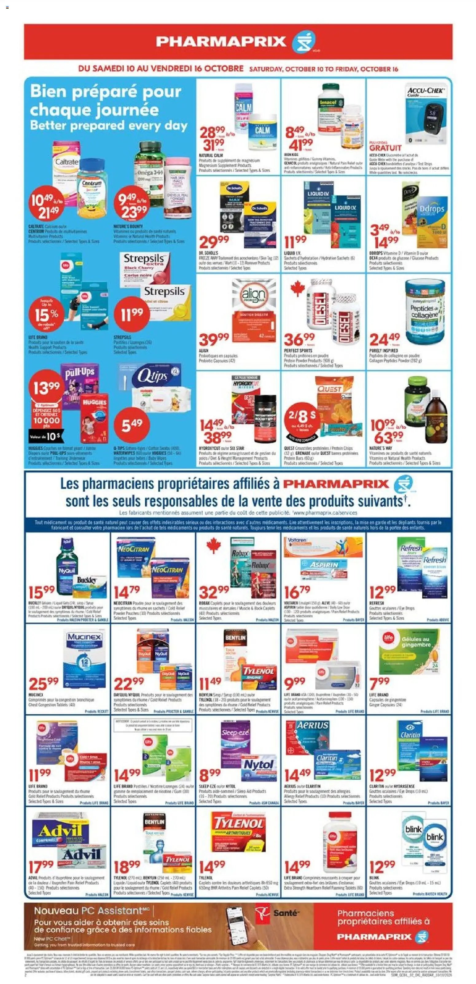 Pharmaprix weekly flyer / circulaire