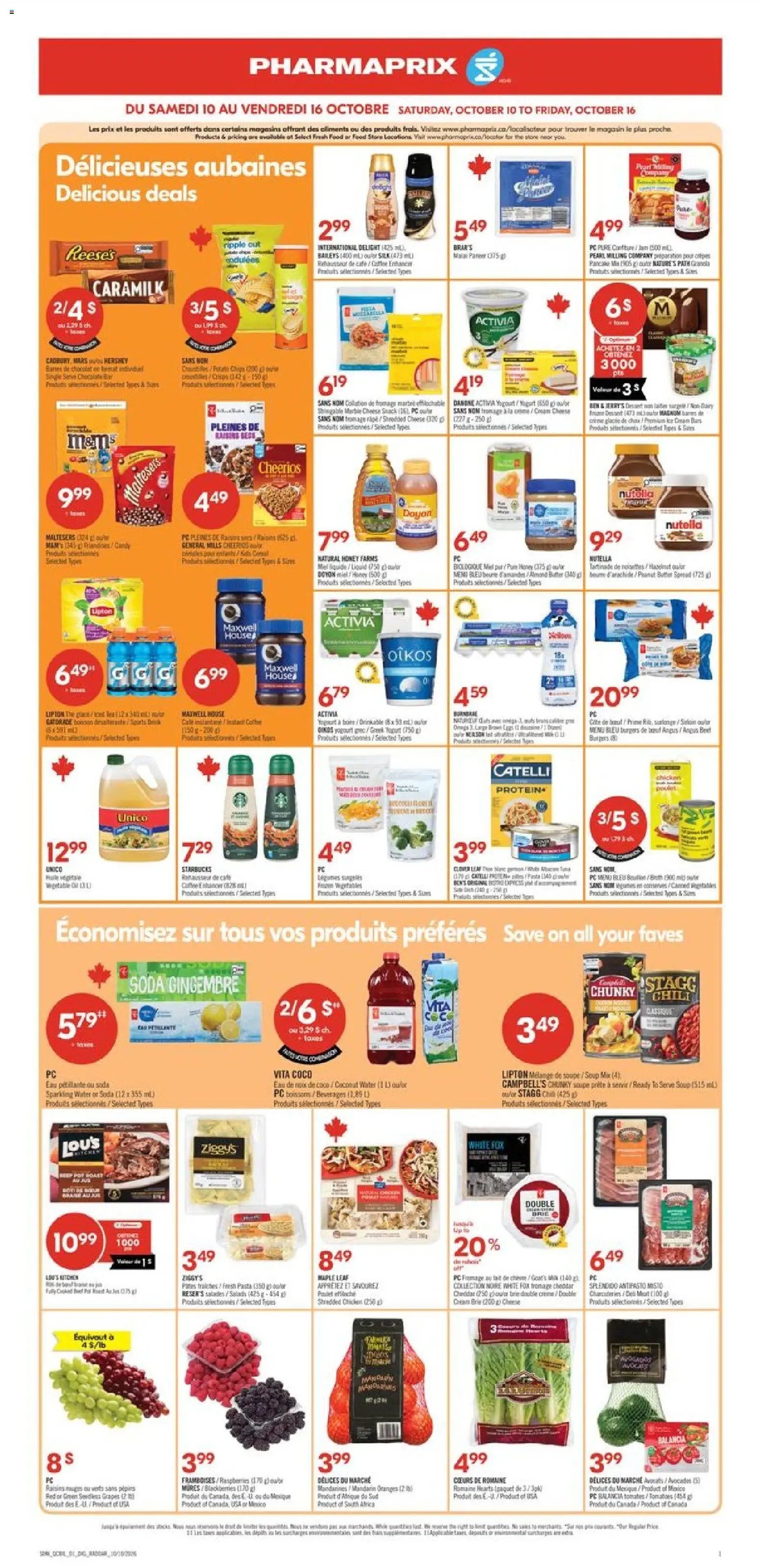 Pharmaprix weekly flyer / circulaire