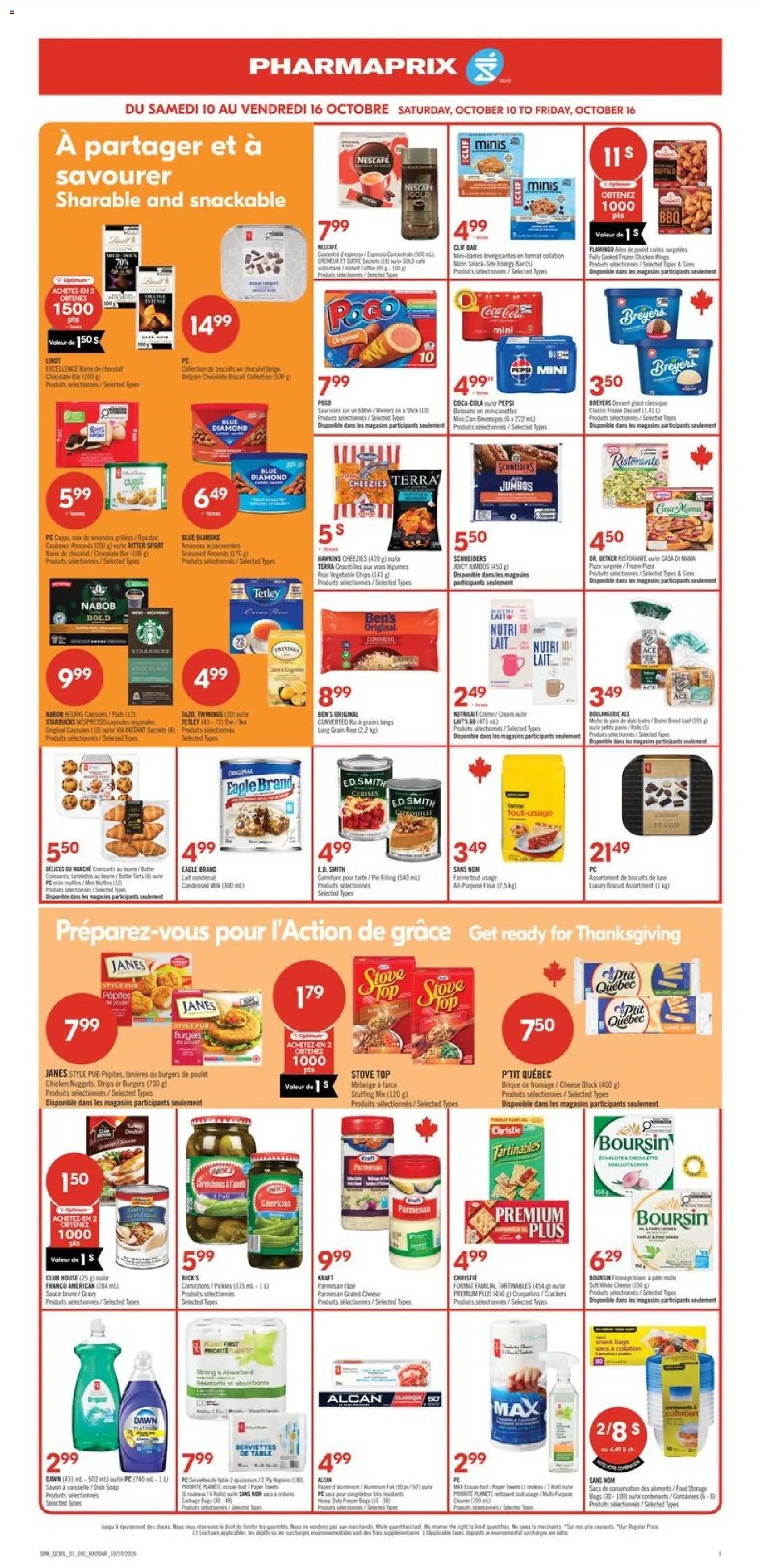 Pharmaprix weekly flyer / circulaire