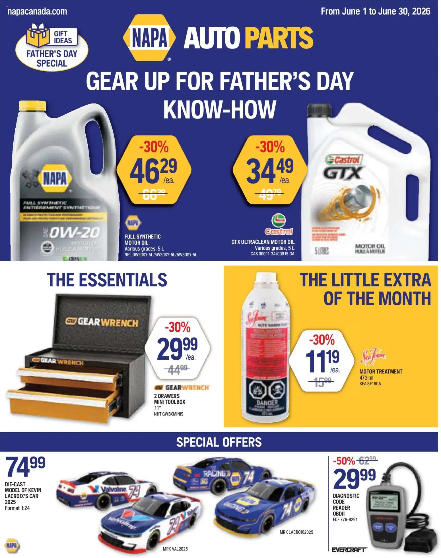 NAPA Auto Parts weekly flyer