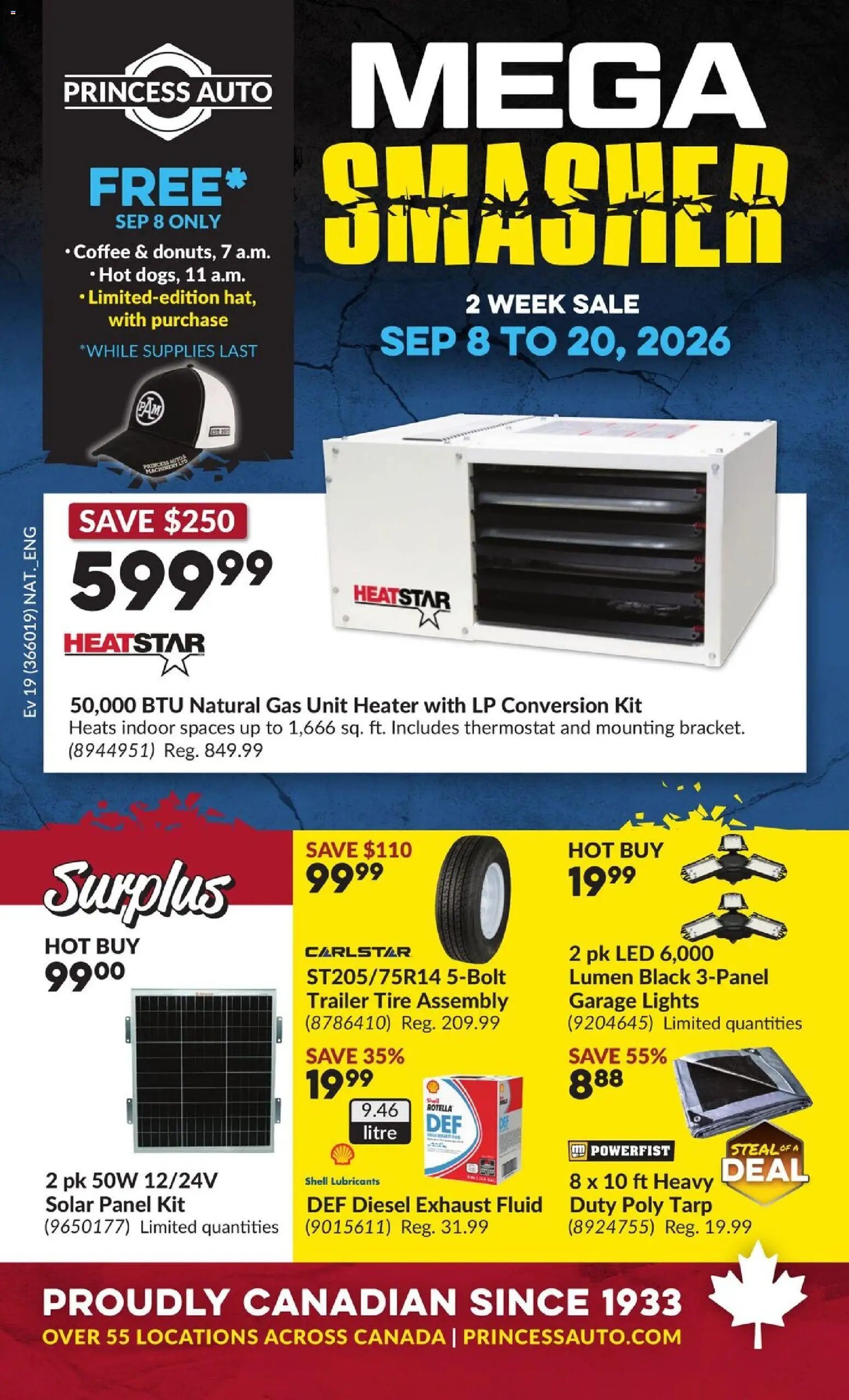 Princess Auto flyer - 2 Week Sale!