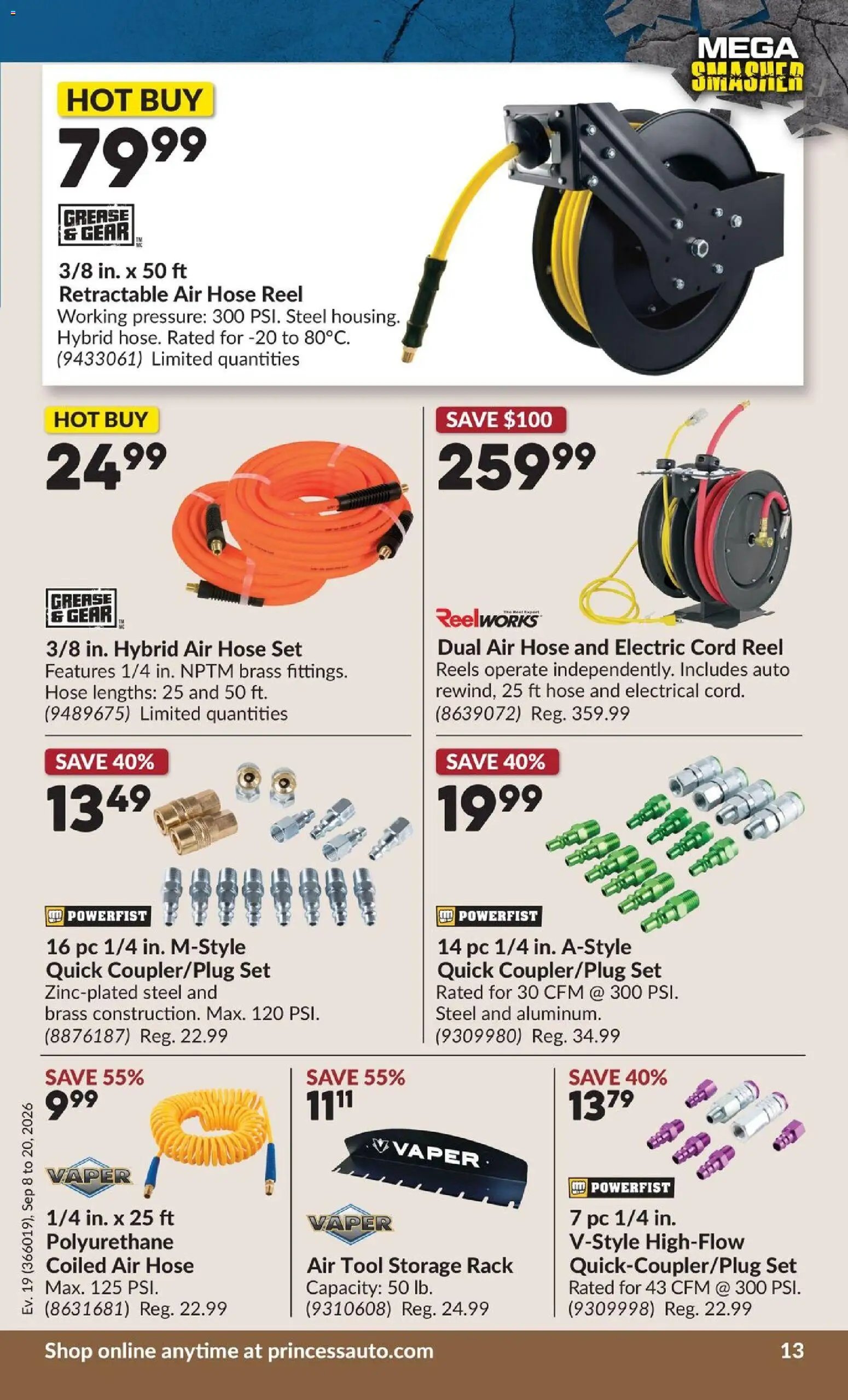 Princess Auto flyer - 2 Week Sale!