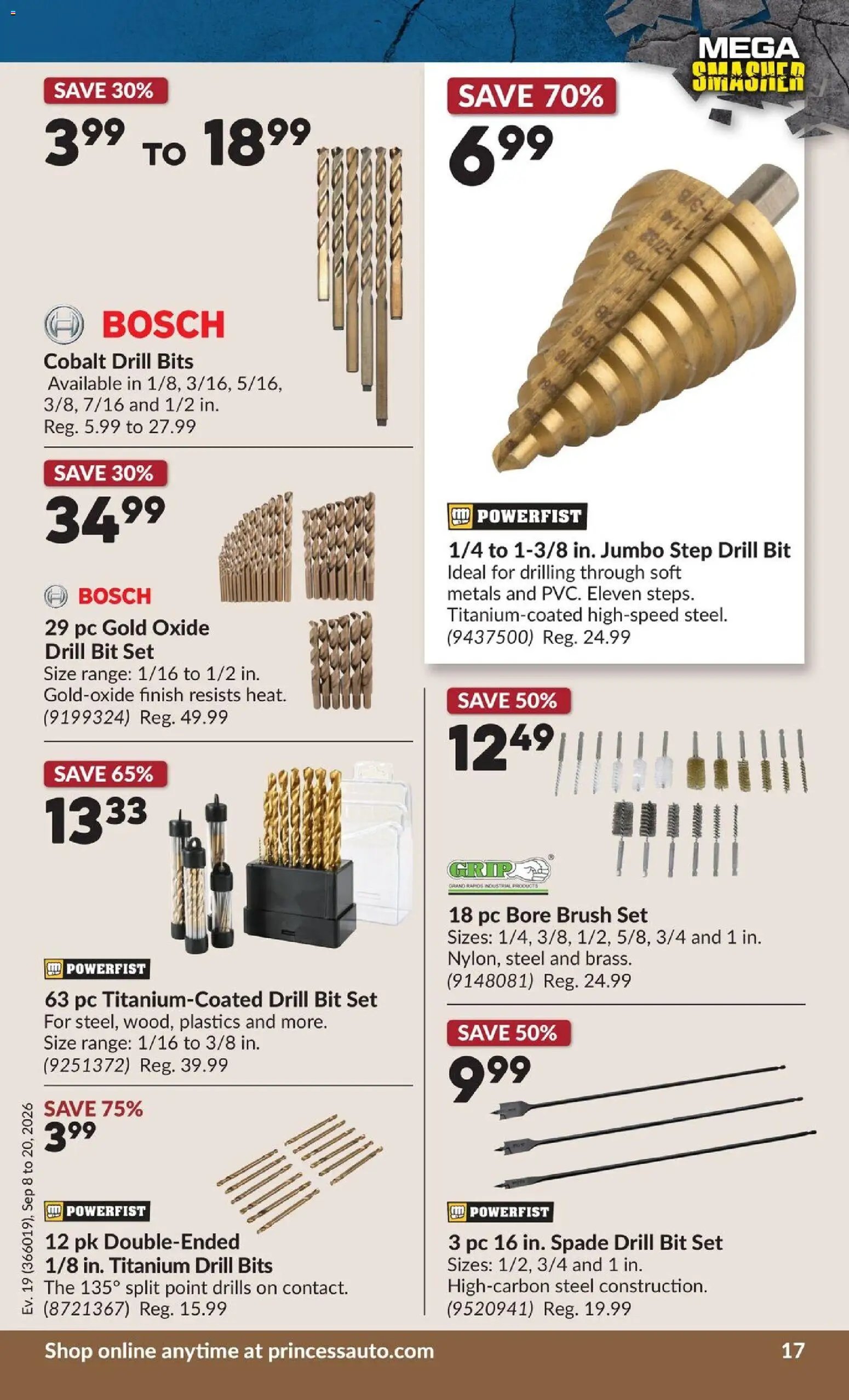 Princess Auto flyer - 2 Week Sale!
