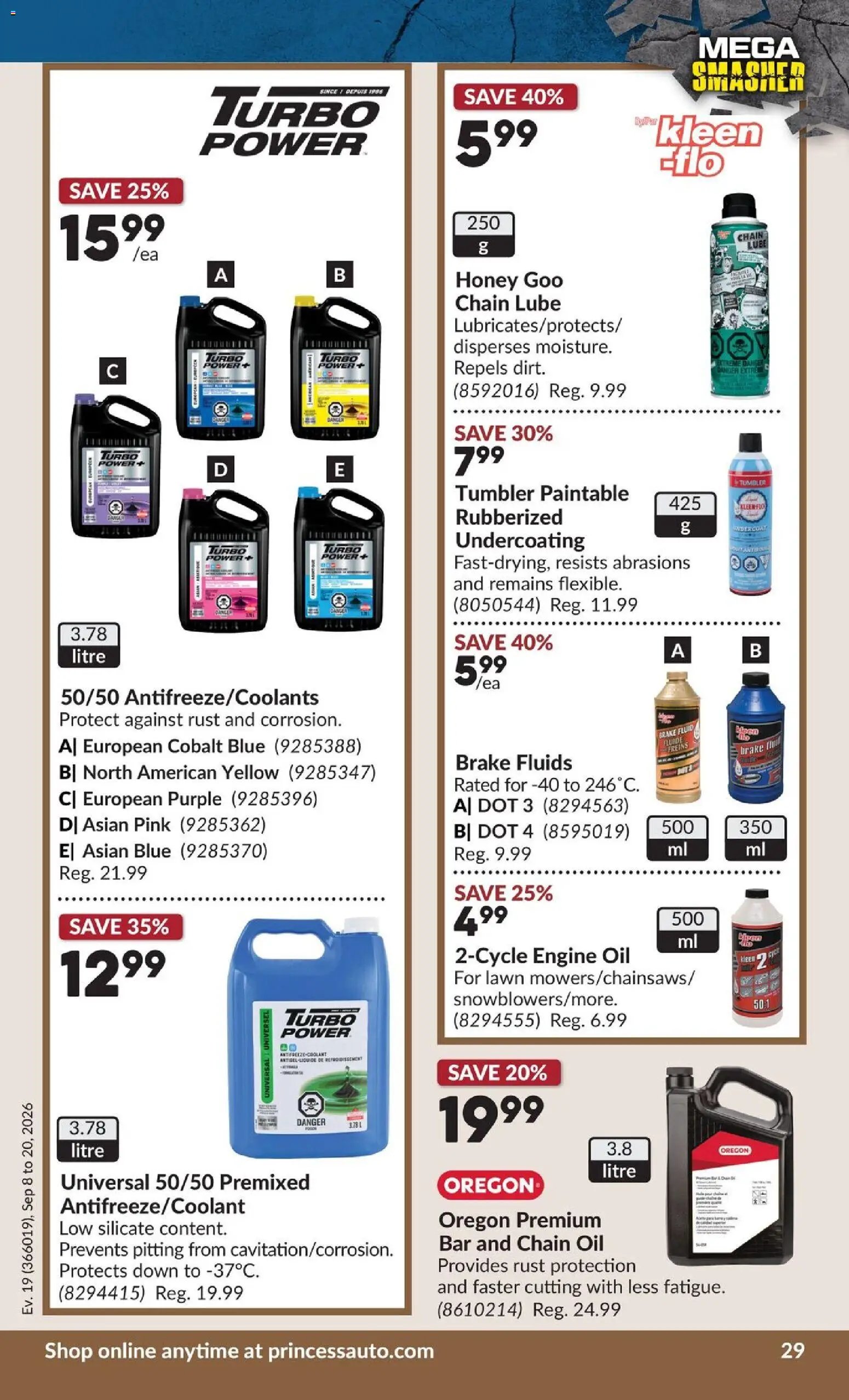 Princess Auto flyer - 2 Week Sale!