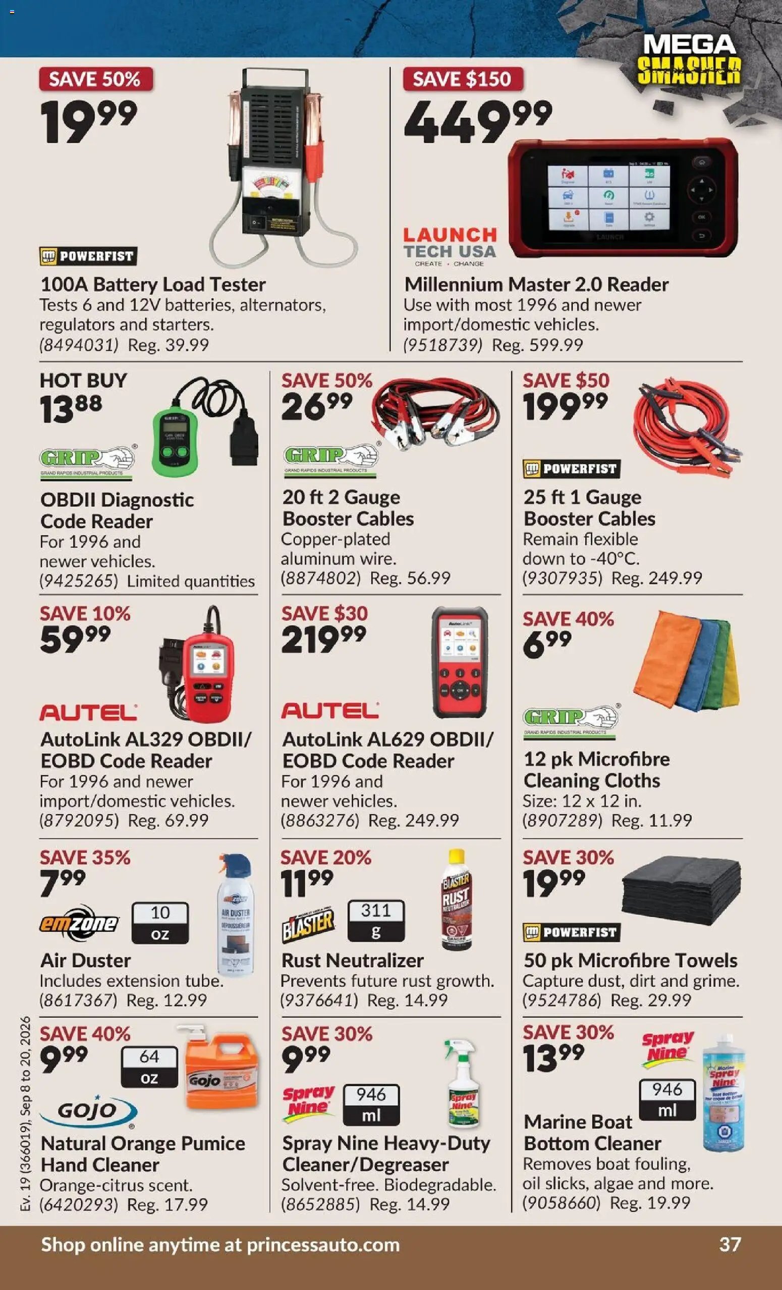 Princess Auto flyer - 2 Week Sale!