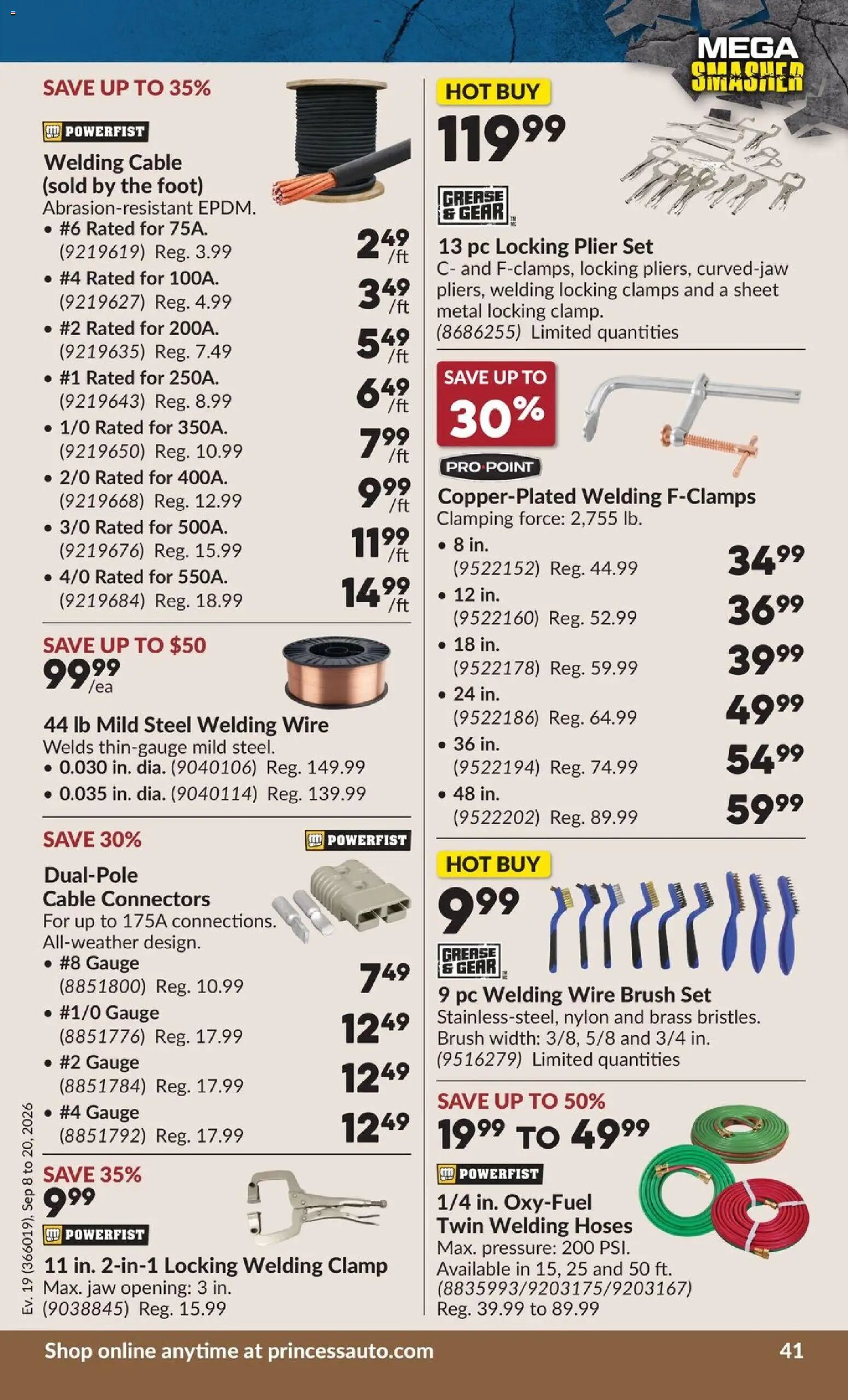 Princess Auto flyer - 2 Week Sale!