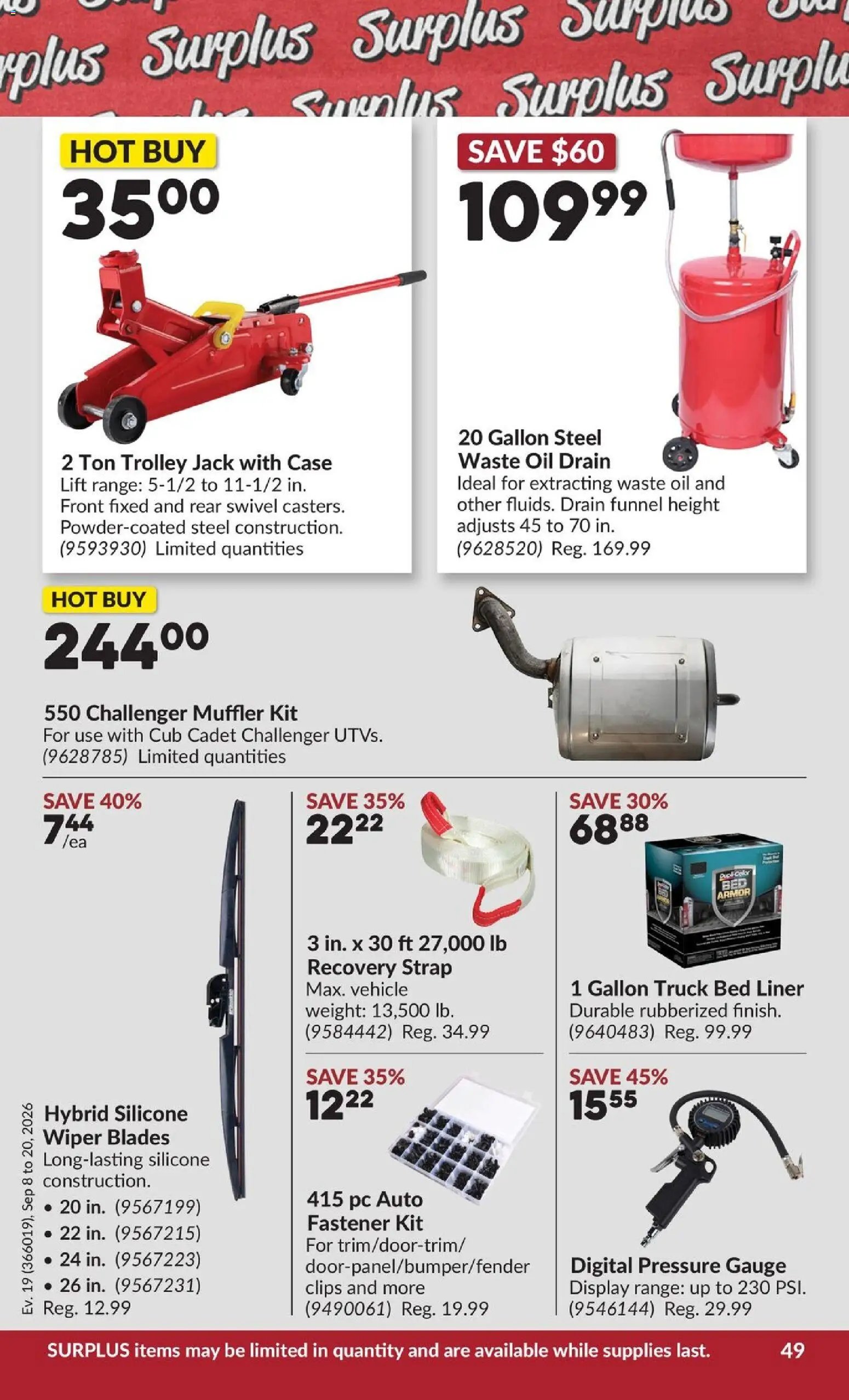 Princess Auto flyer - 2 Week Sale!