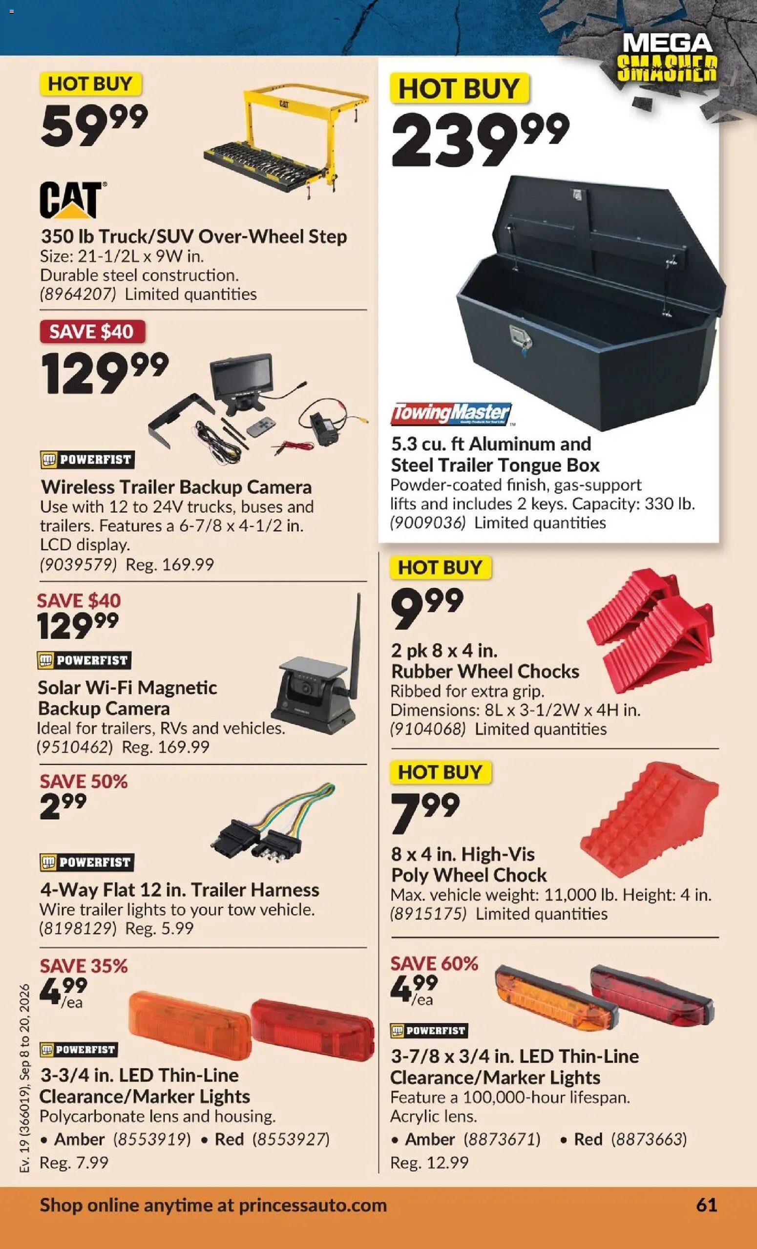 Princess Auto flyer - 2 Week Sale!