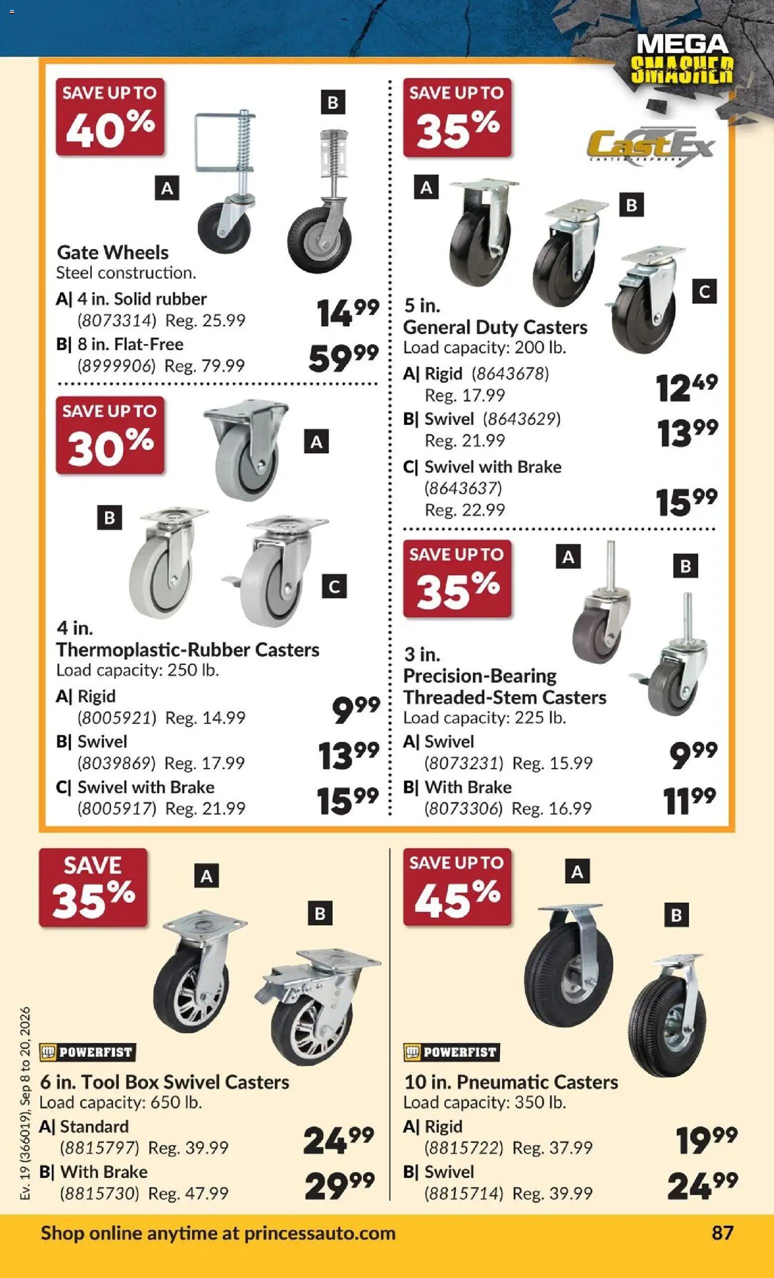 Princess Auto flyer - 2 Week Sale!