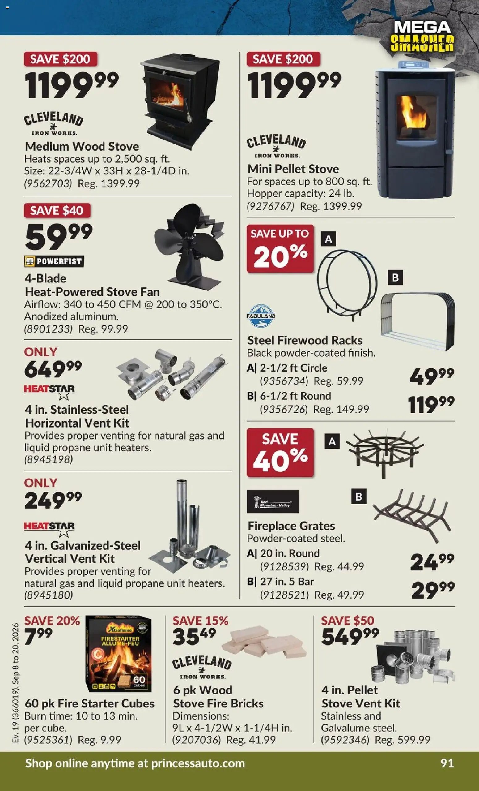 Princess Auto flyer - 2 Week Sale!