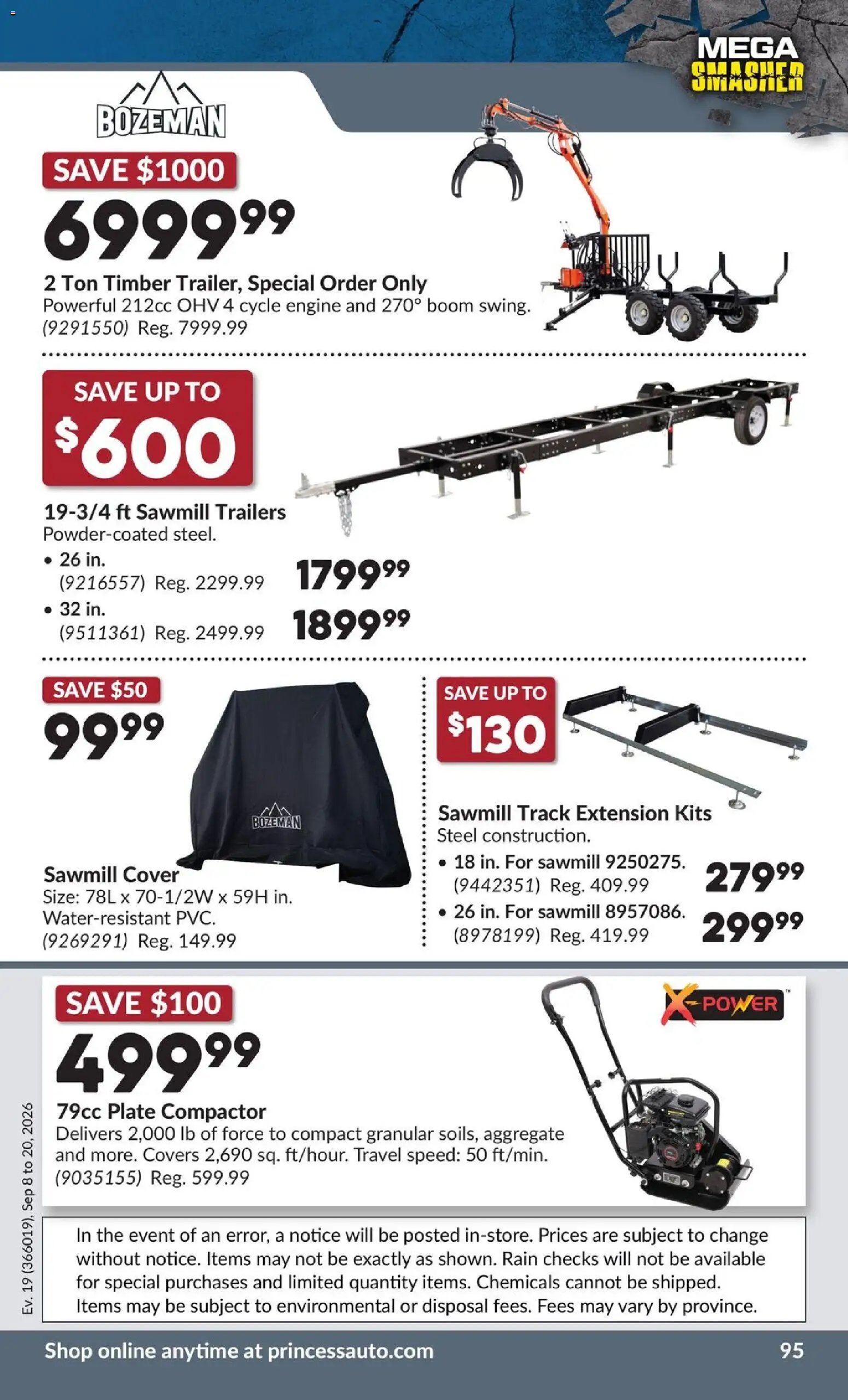 Princess Auto flyer - 2 Week Sale!