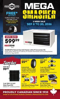Princess Auto flyer - 2 Week Sale!