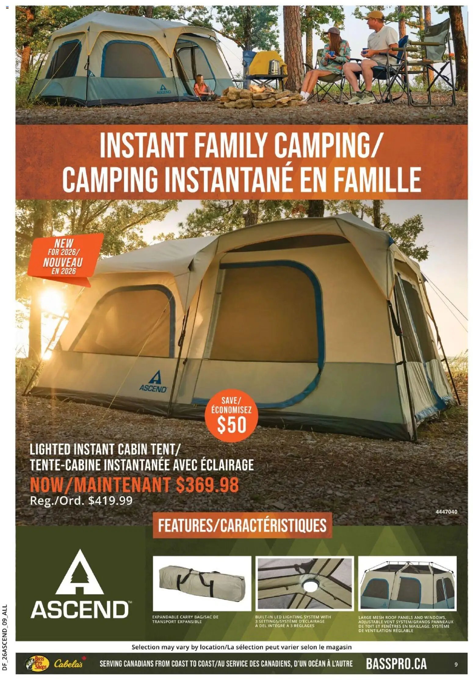Cabelas flyer - Adventure On