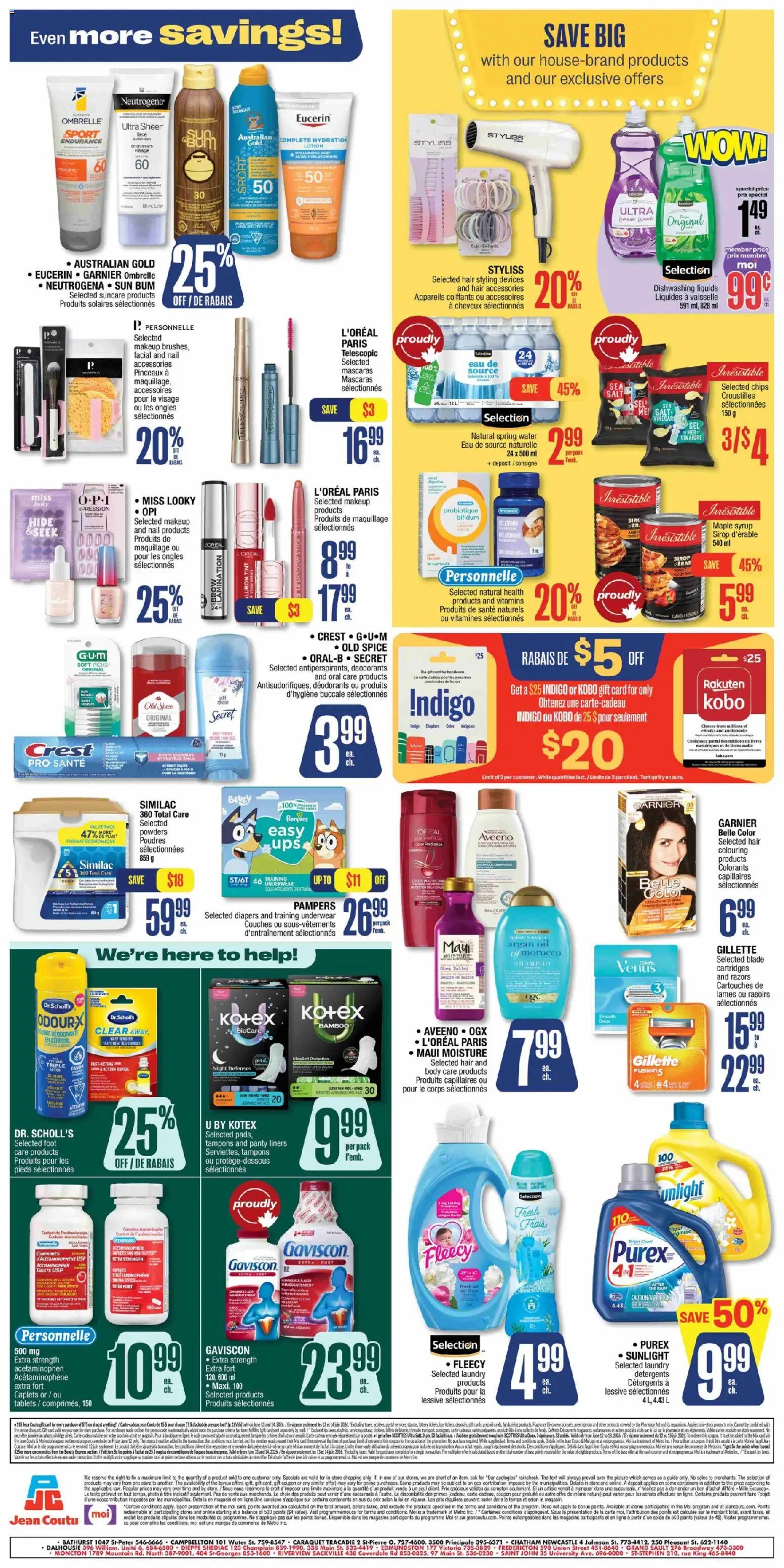 Jean Coutu weekly flyer