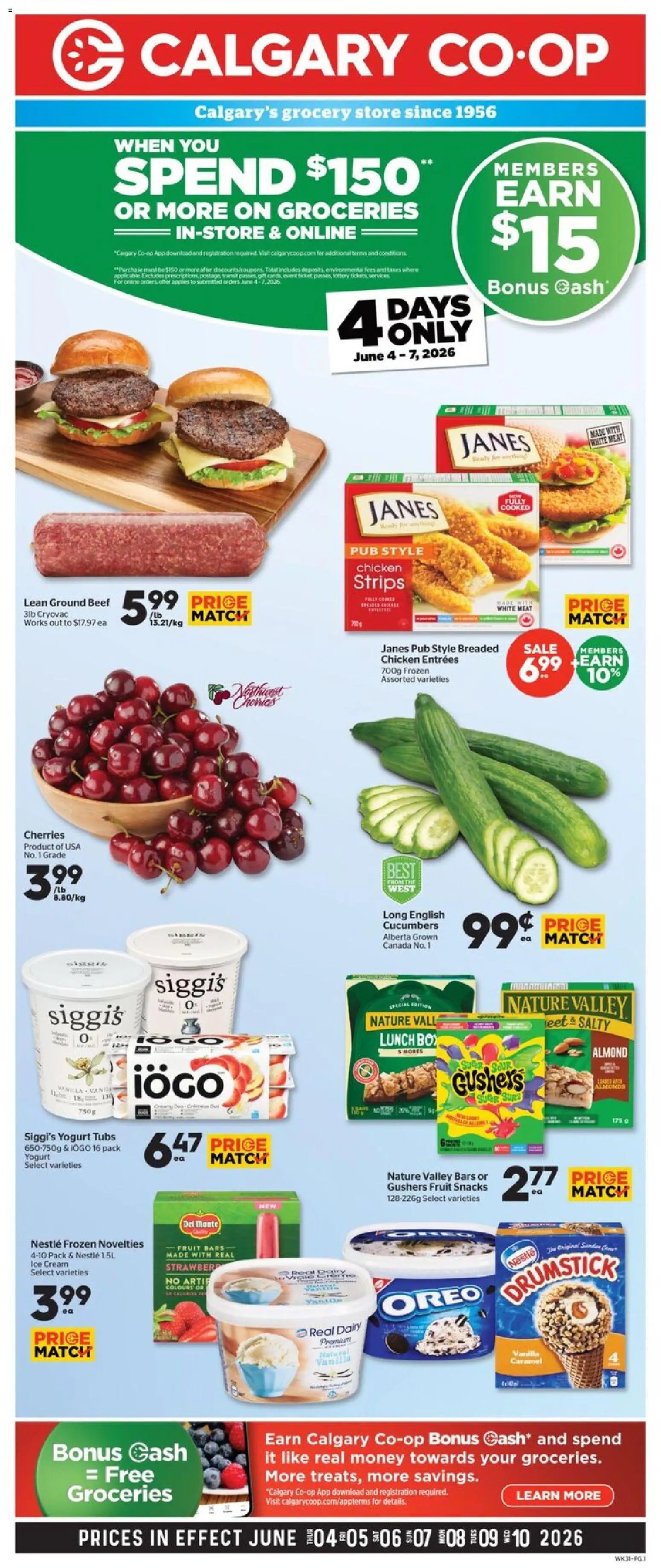 Calgary Co-op weekly flyer / circulaire