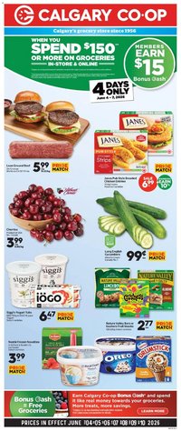 Calgary Co-op weekly flyer / circulaire