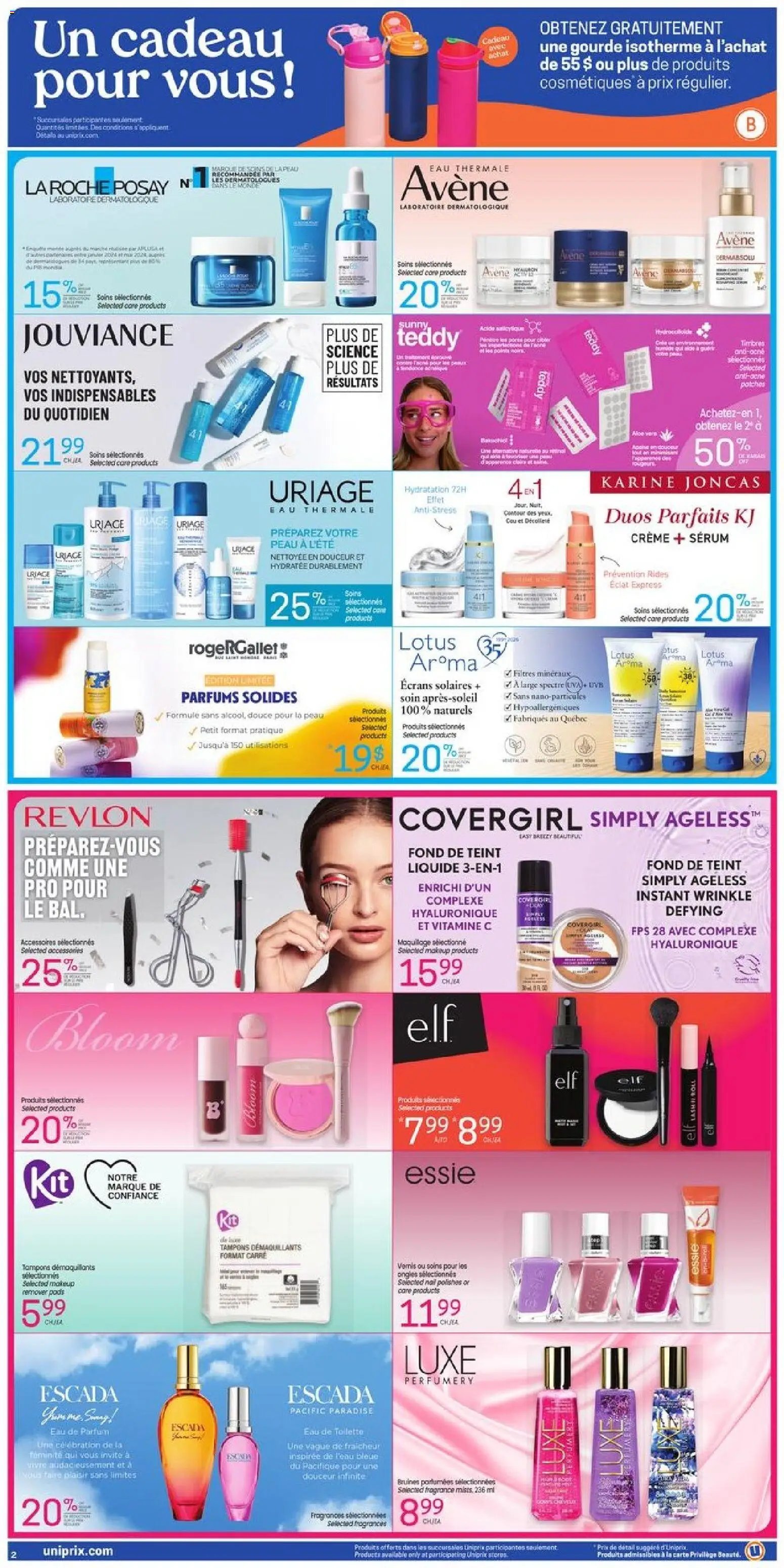 Uniprix weekly flyer / circulaire