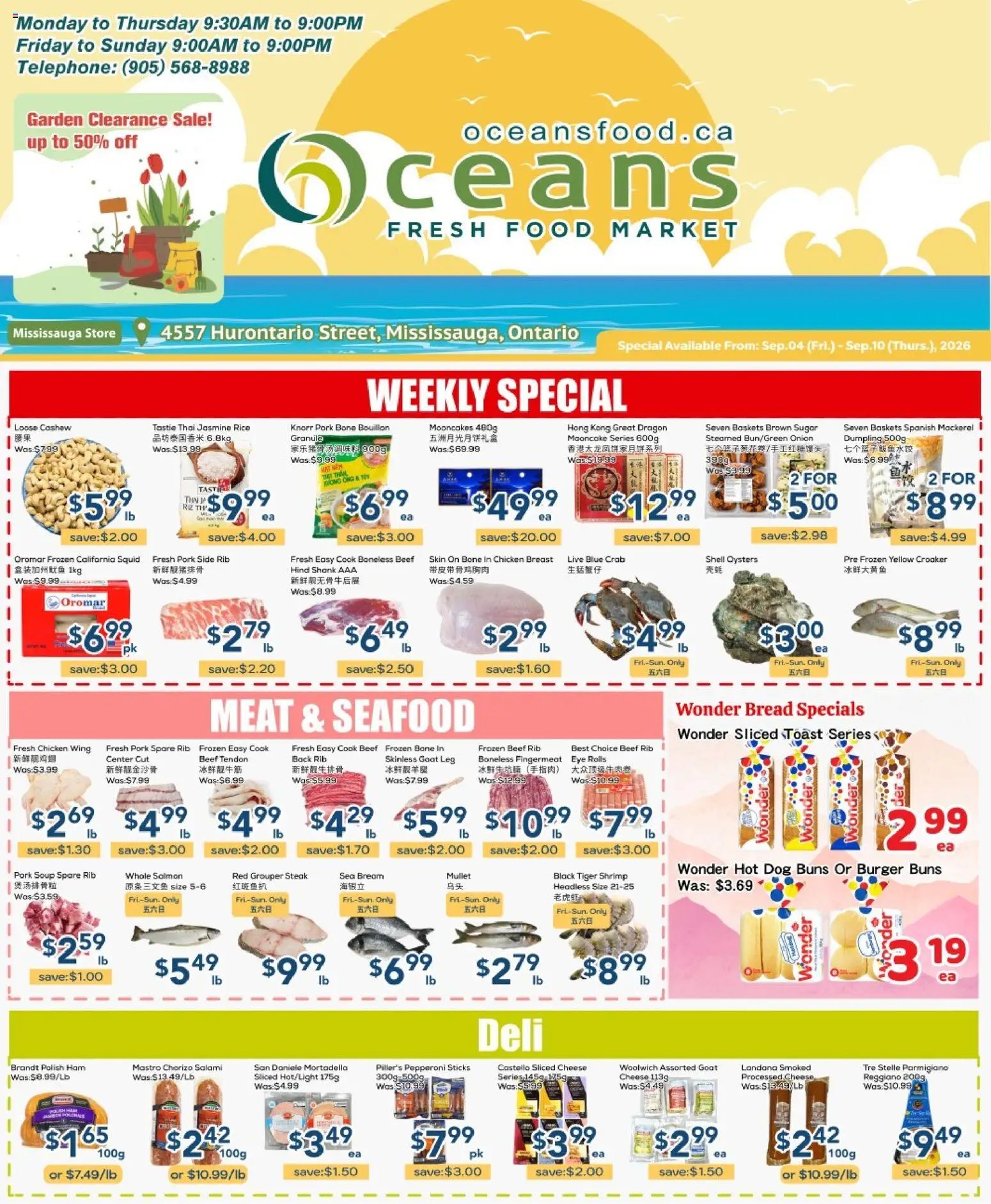 Oceans weekly flyer - Mississauga