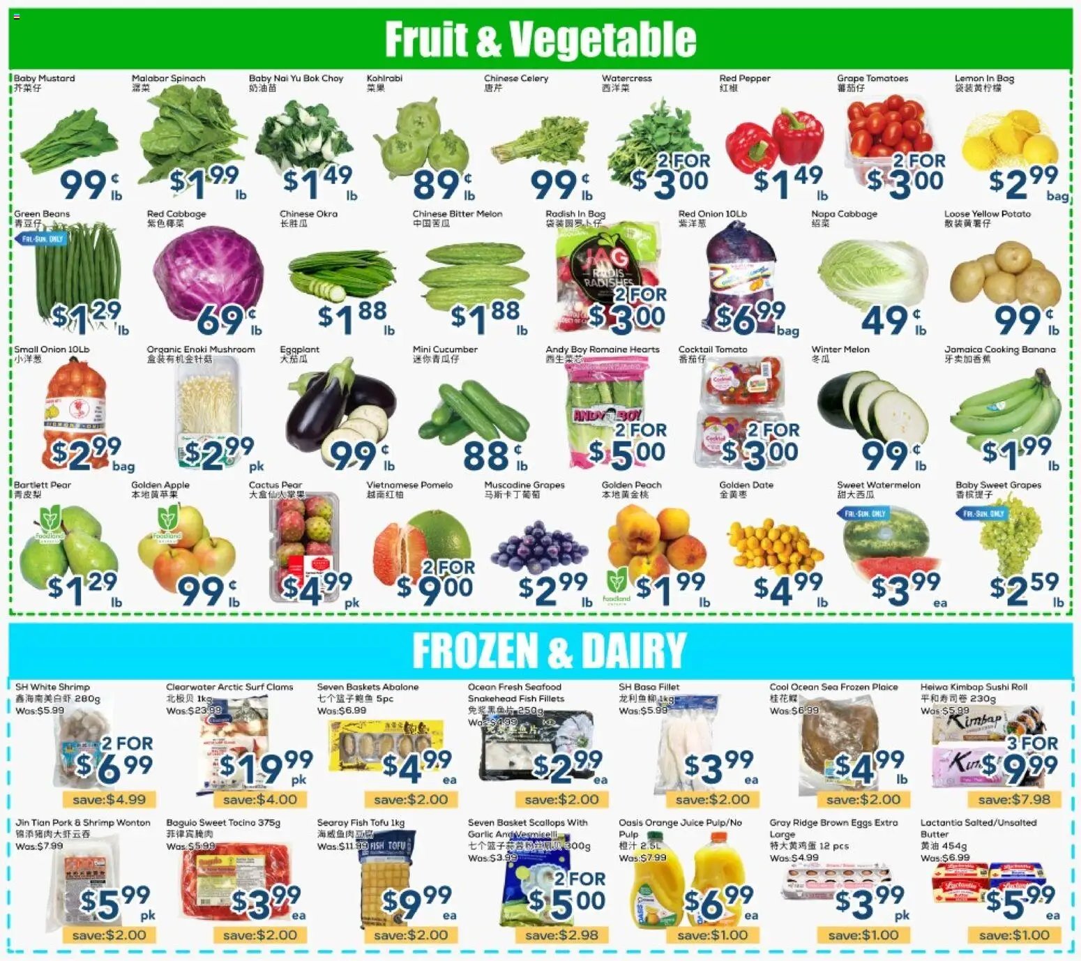 Oceans weekly flyer - Mississauga