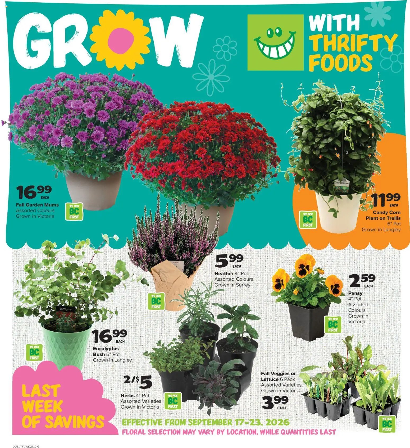 Thrifty Foods weekly flyer / circulaire