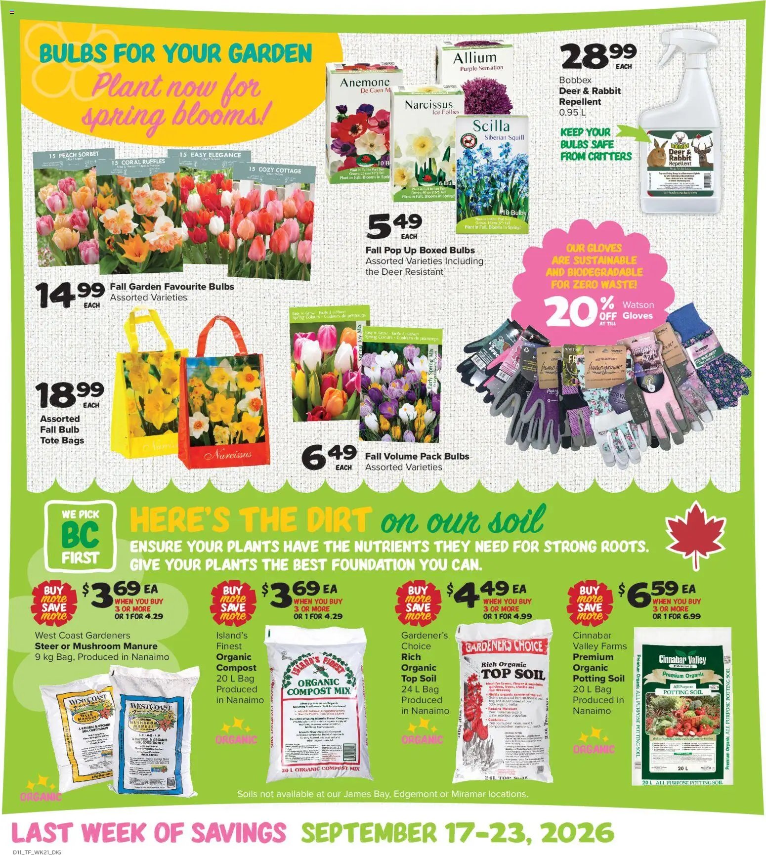 Thrifty Foods weekly flyer / circulaire