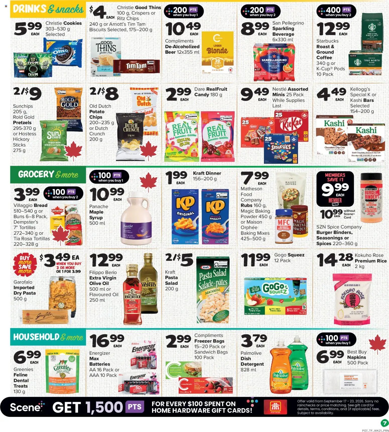 Thrifty Foods weekly flyer / circulaire