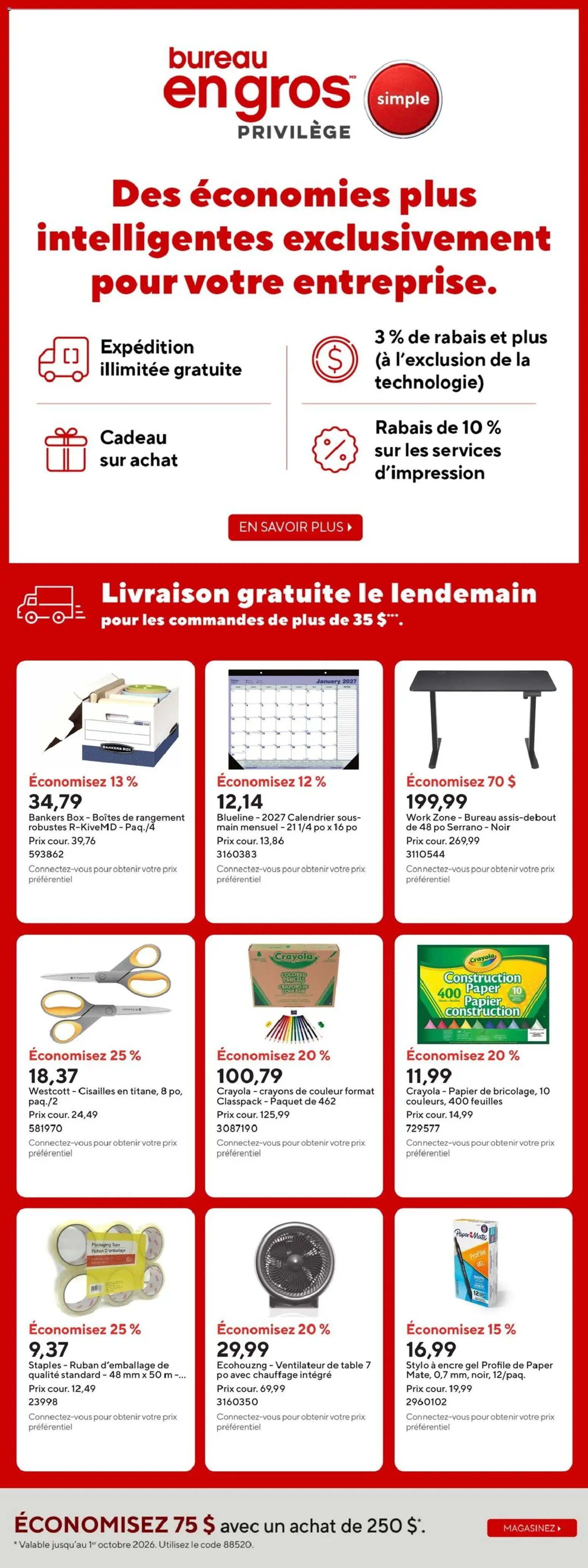 Staples circulaire