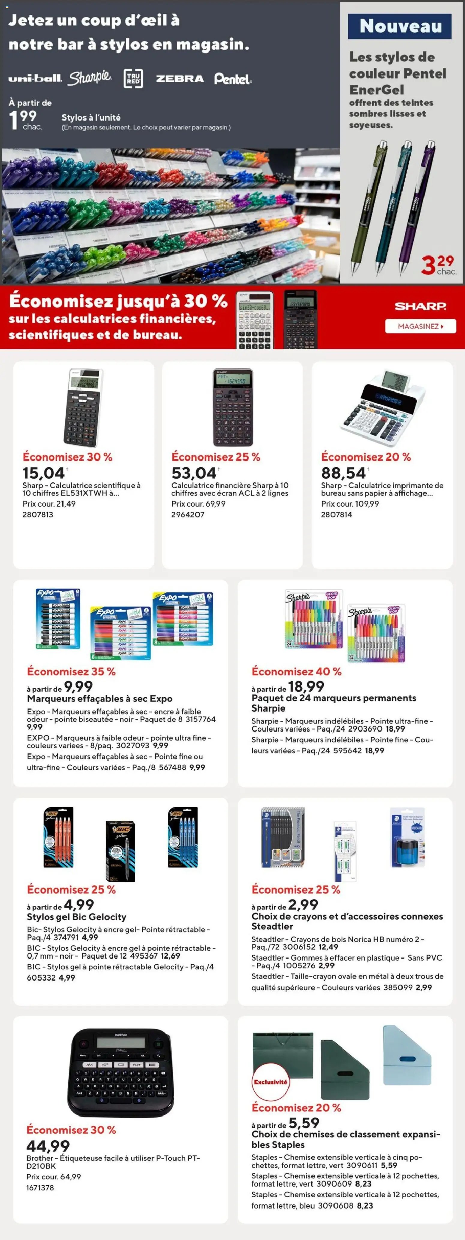 Staples circulaire