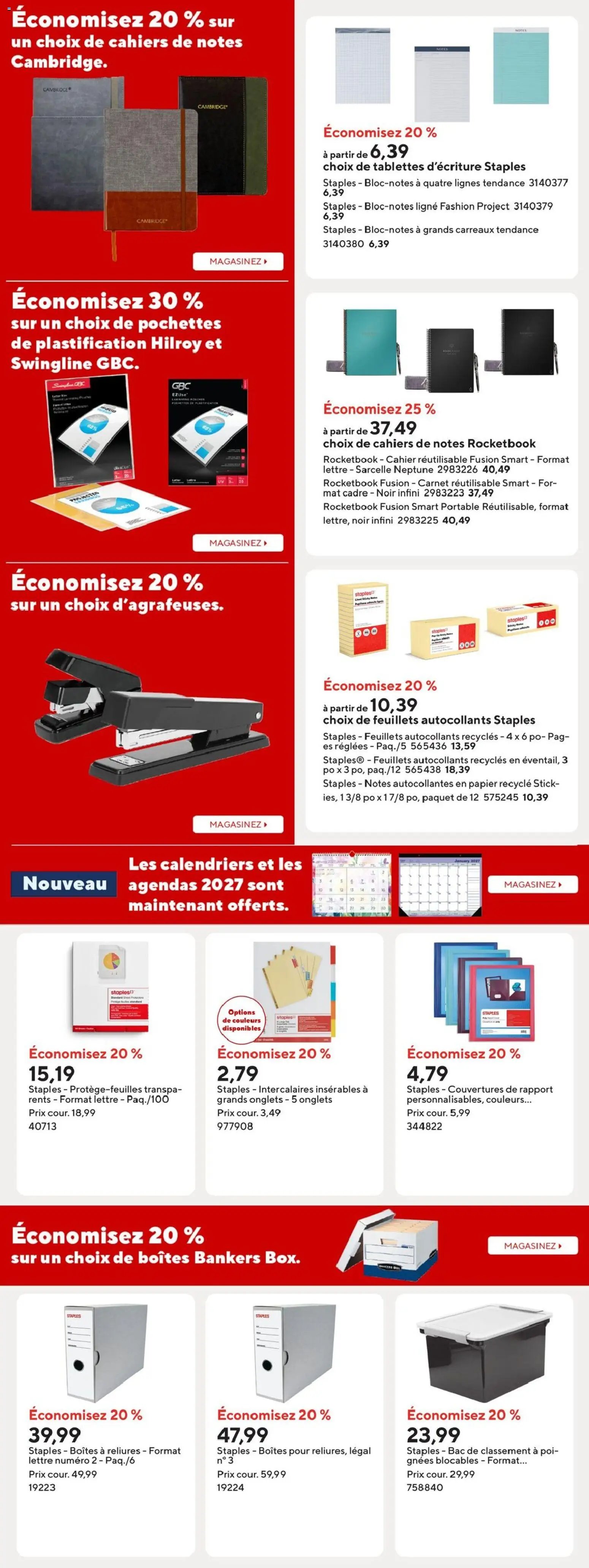 Staples circulaire