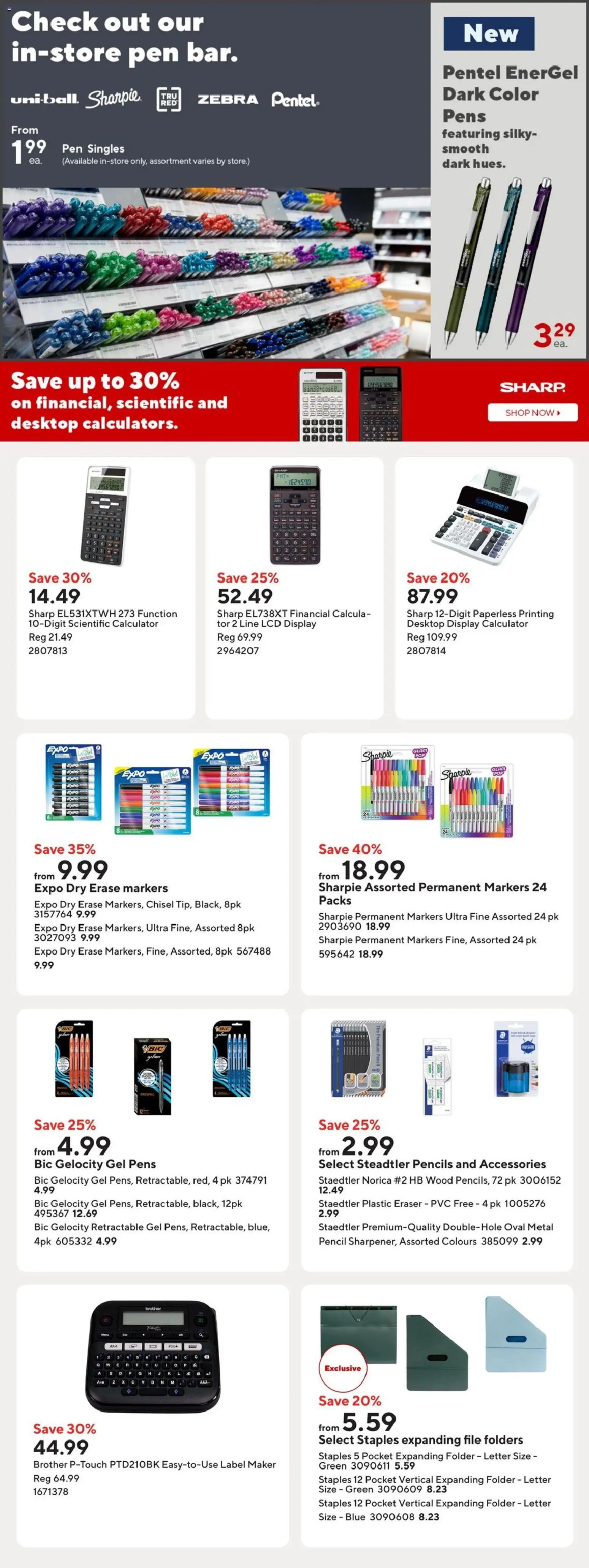 Staples weekly flyer