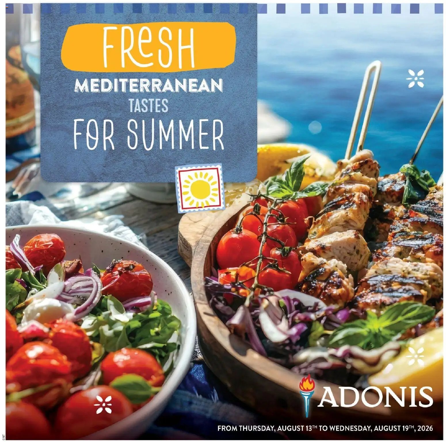 Adonis flyer - Fresh Mediterranean