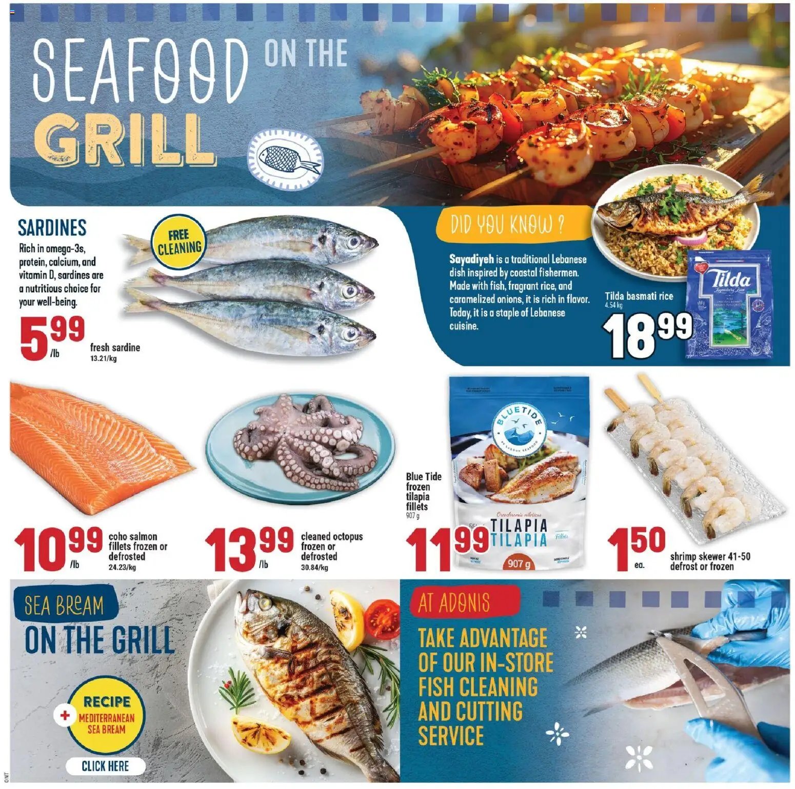 Adonis flyer - Fresh Mediterranean
