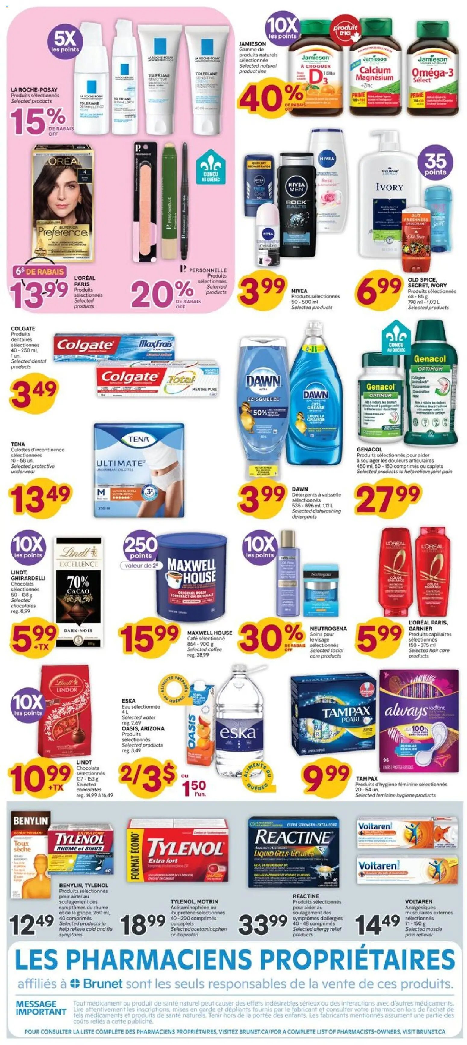 Brunet weekly flyer / circulaire