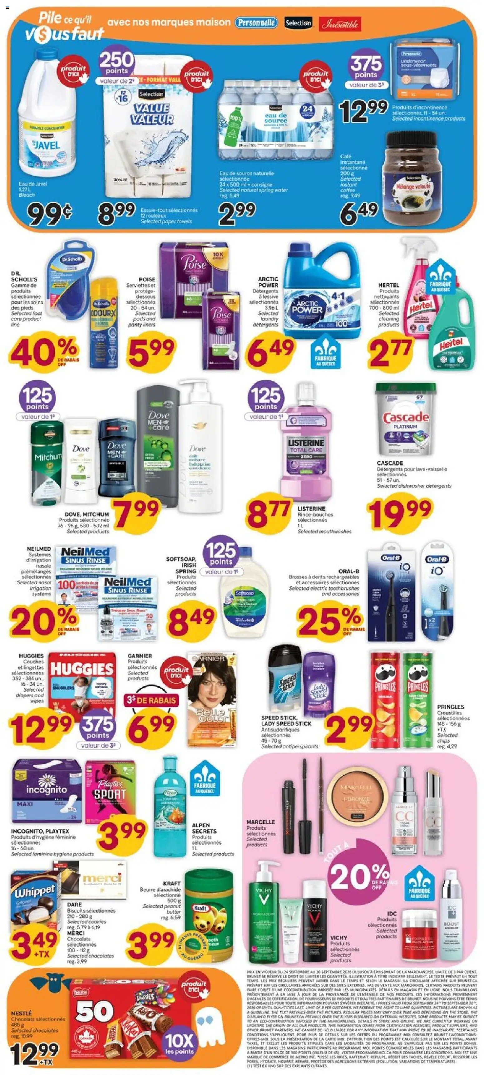 Brunet weekly flyer / circulaire