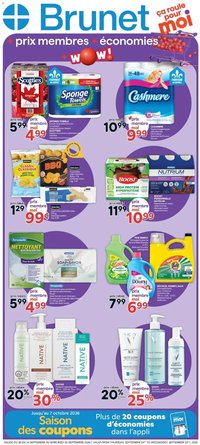 Brunet weekly flyer / circulaire