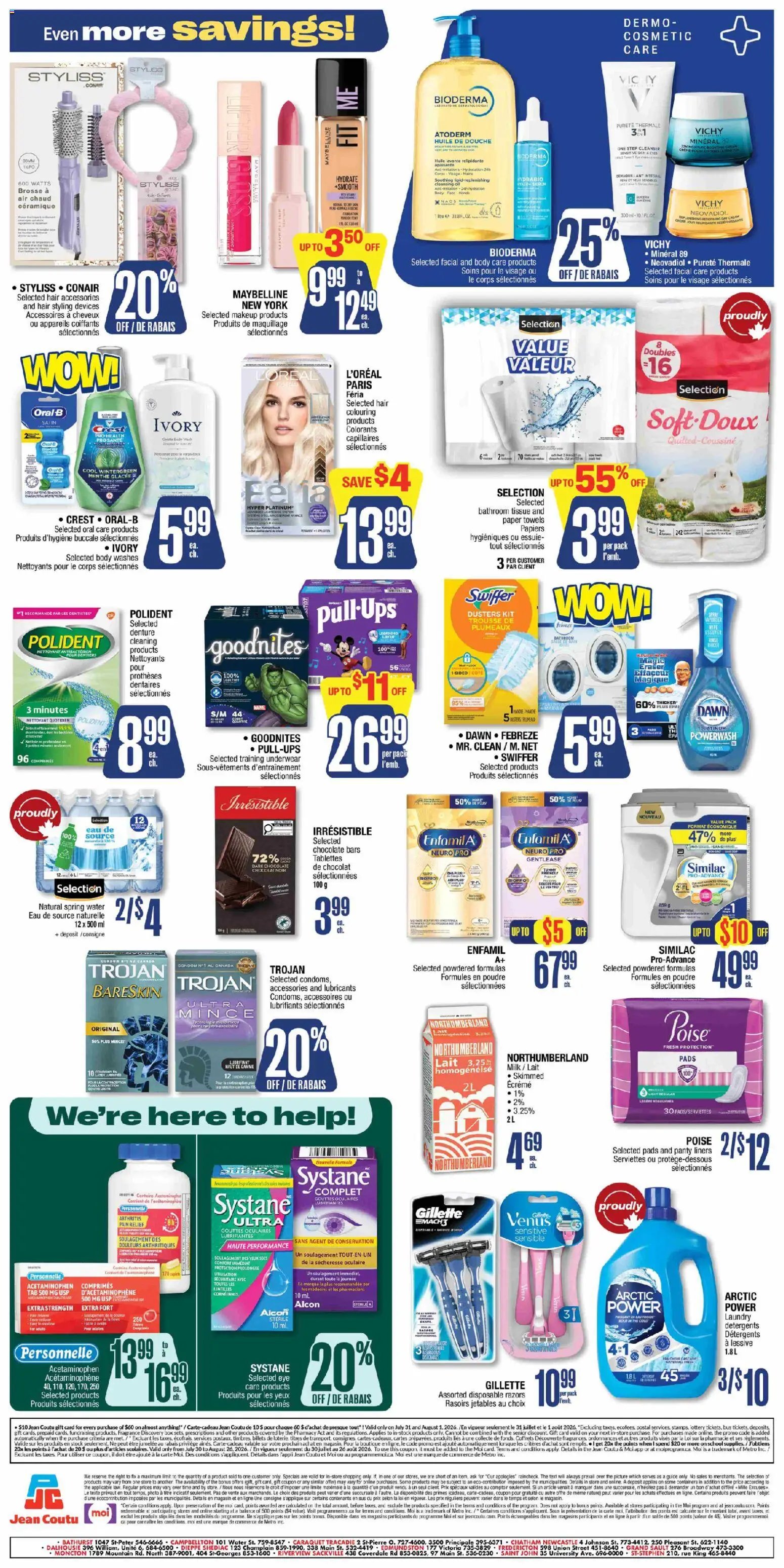 Jean Coutu weekly flyer