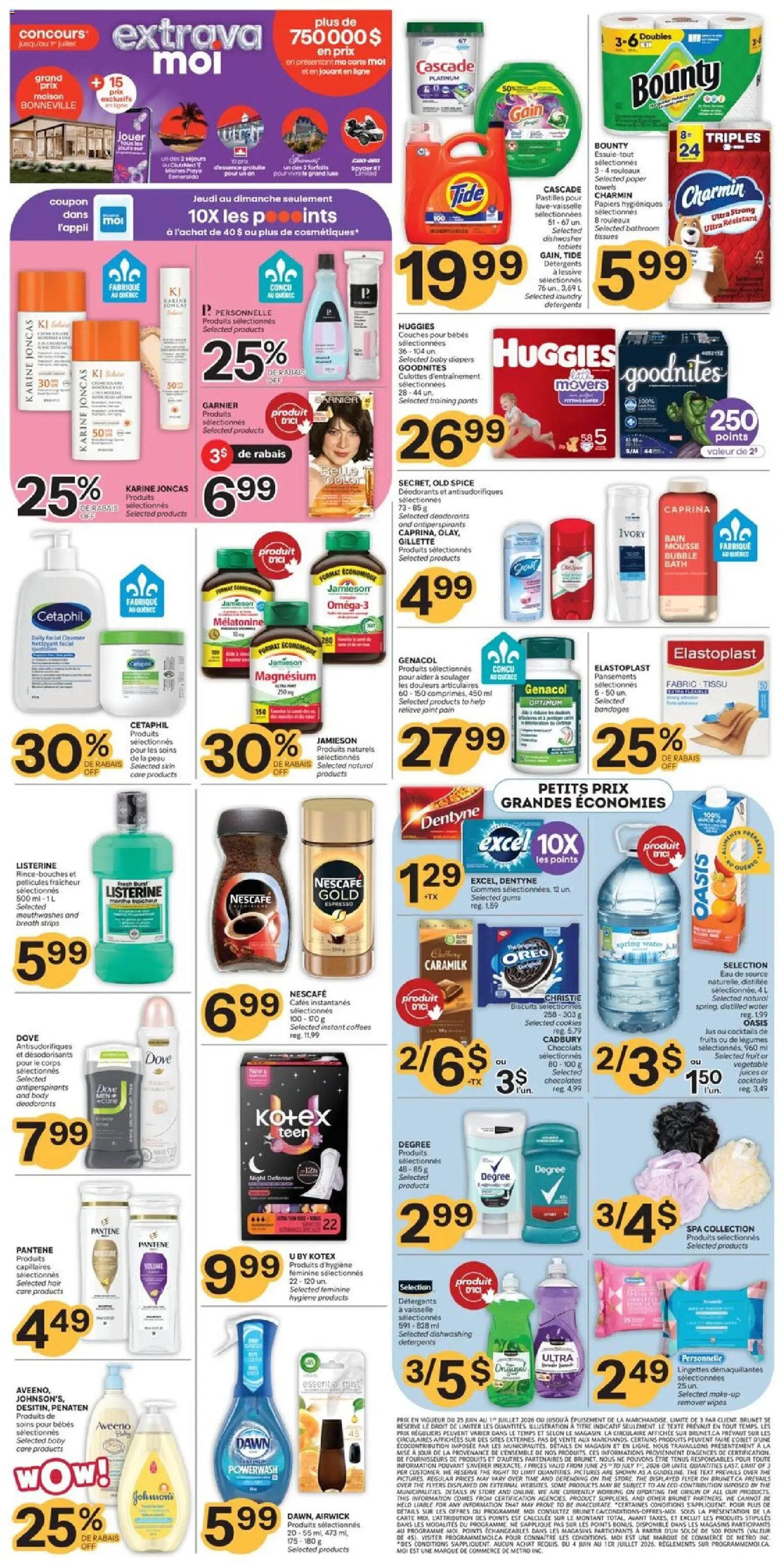 Brunet weekly flyer / circulaire