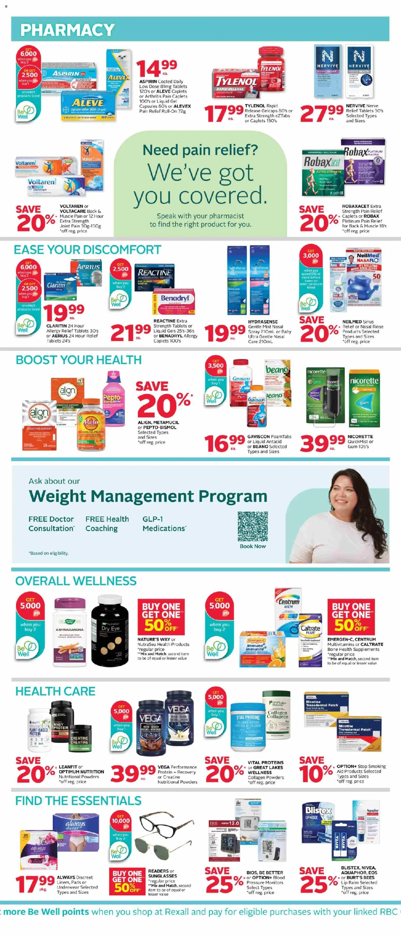 Rexall weekly flyer / circulaire
