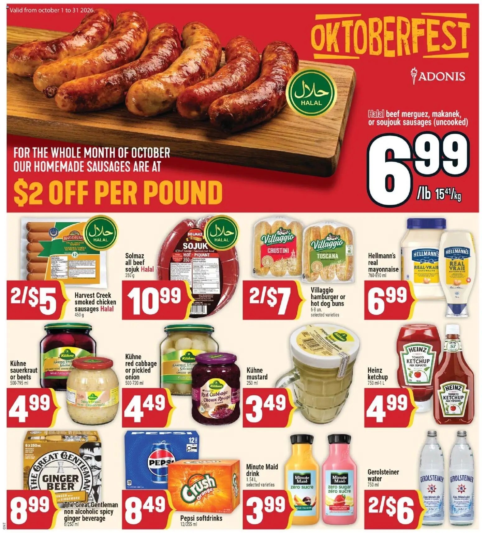 Adonis weekly flyer