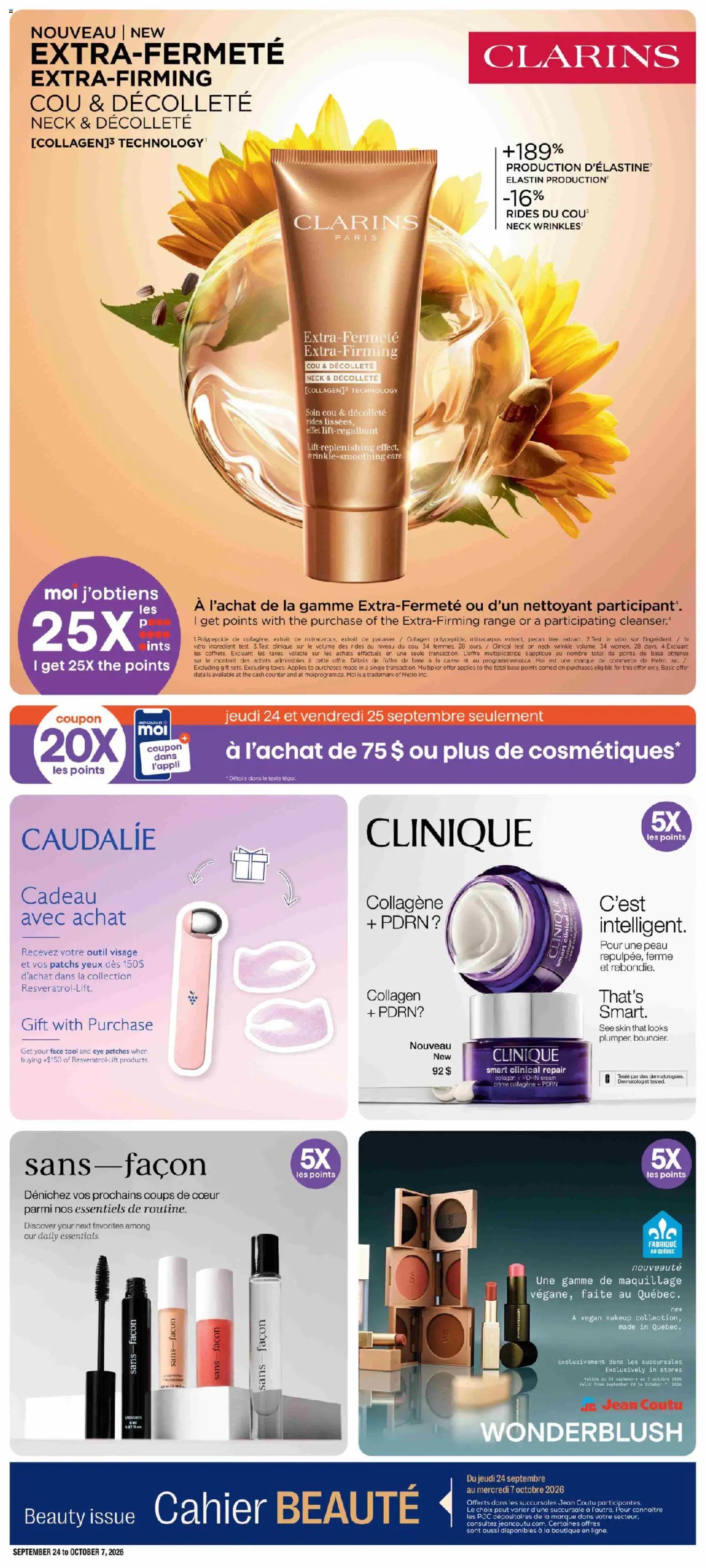 Jean Coutu - Encart rentrée beauté